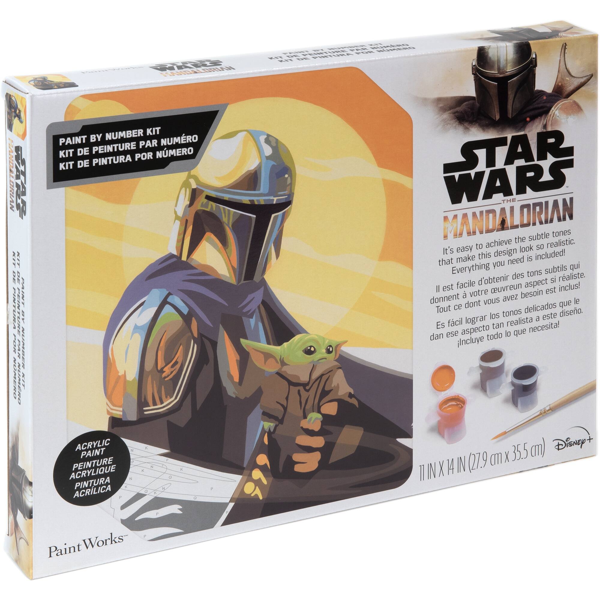 PaintWorks&#x2122; Mandalorian Paint by Number Kit