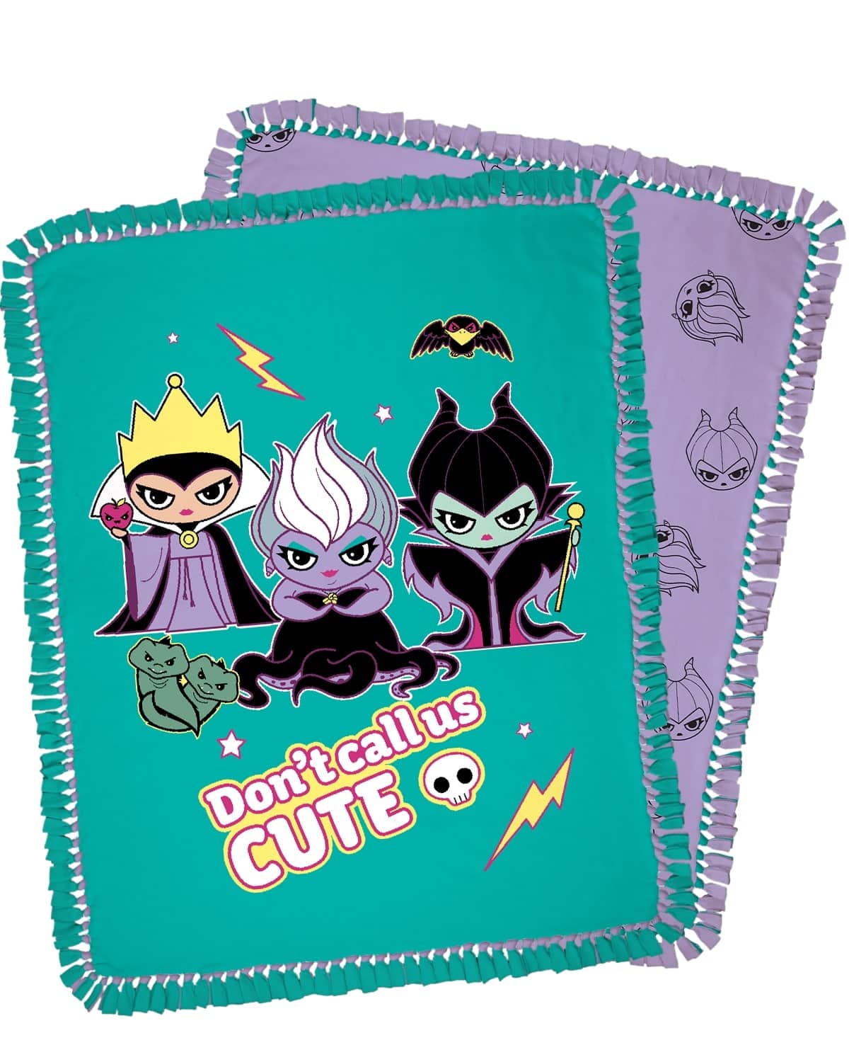 Disney® Villains 72" Don't Call Us Cute No Sew Fleece Throw Kit