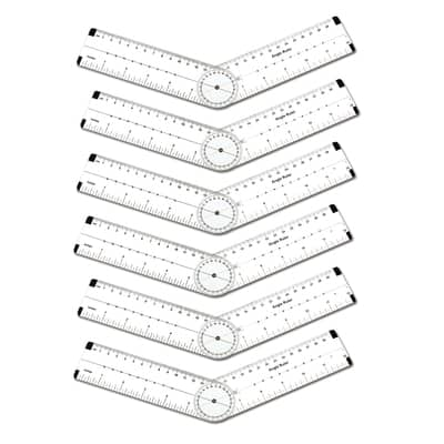 Learning Advantage™ Angle Measurement Ruler, 6ct. 