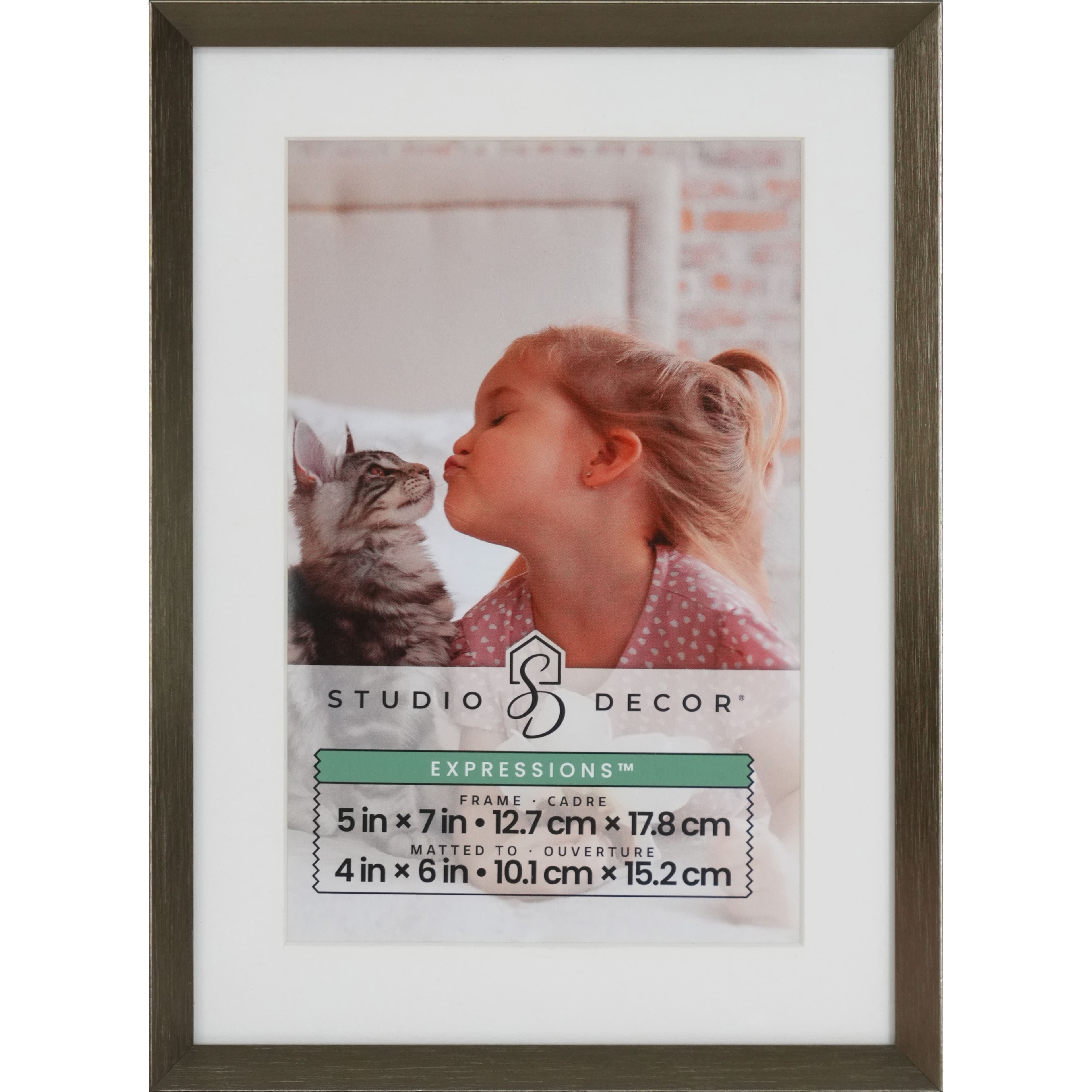 Expressions&#x2122; Aluminum Frame with Mat by Studio D&#xE9;cor&#xAE;