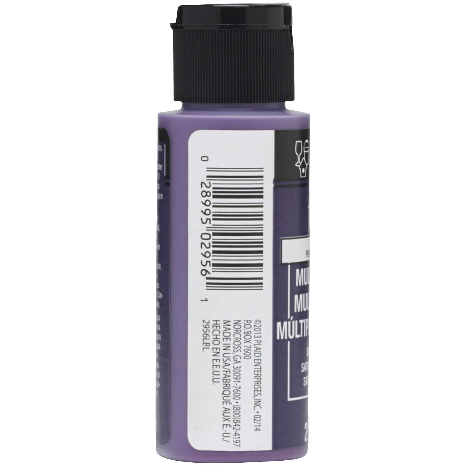 12 Pack: FolkArt® Multi-Surface Satin Acrylic Paint, 2oz.