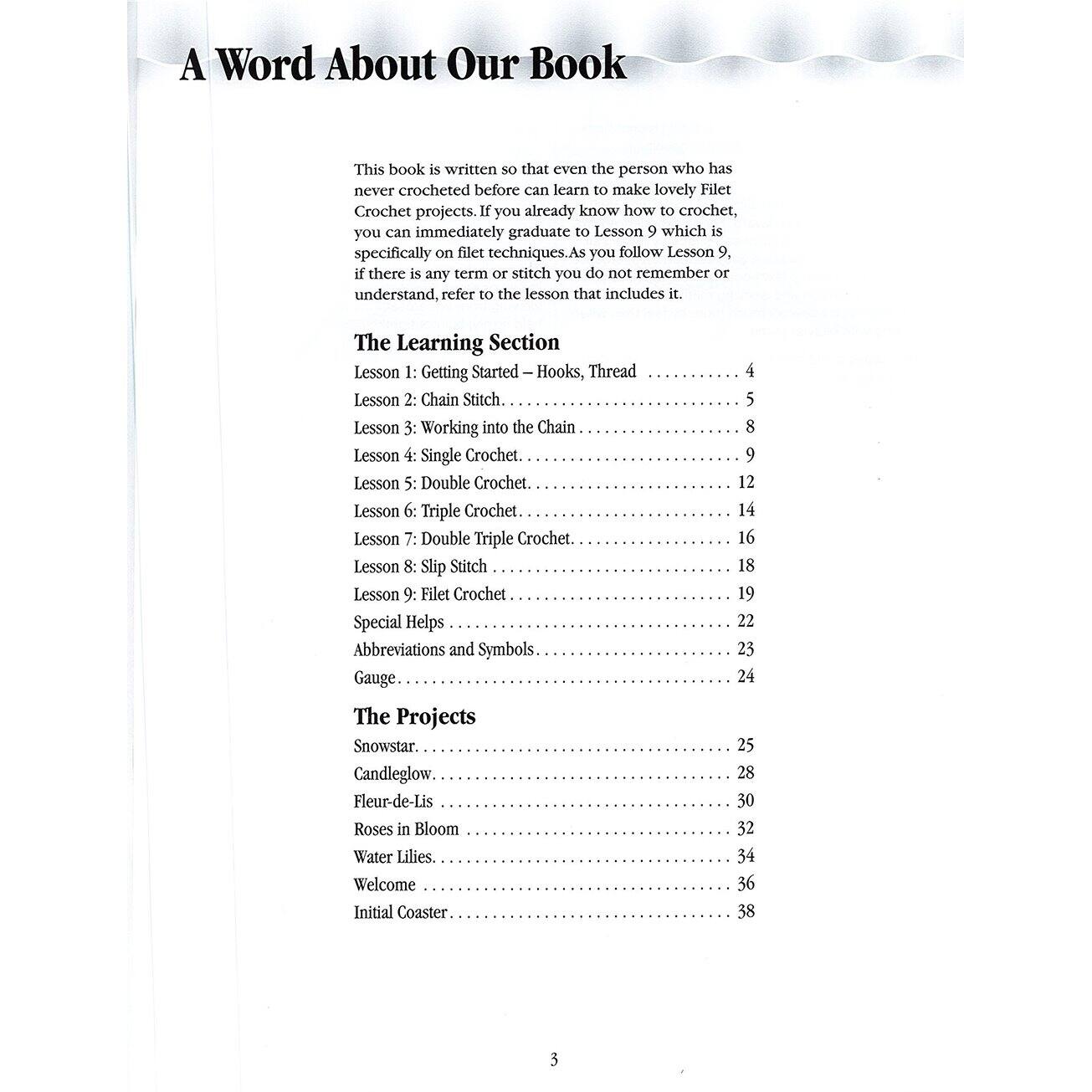 Annie's Learn To Do Filet Crochet Just One Day Book