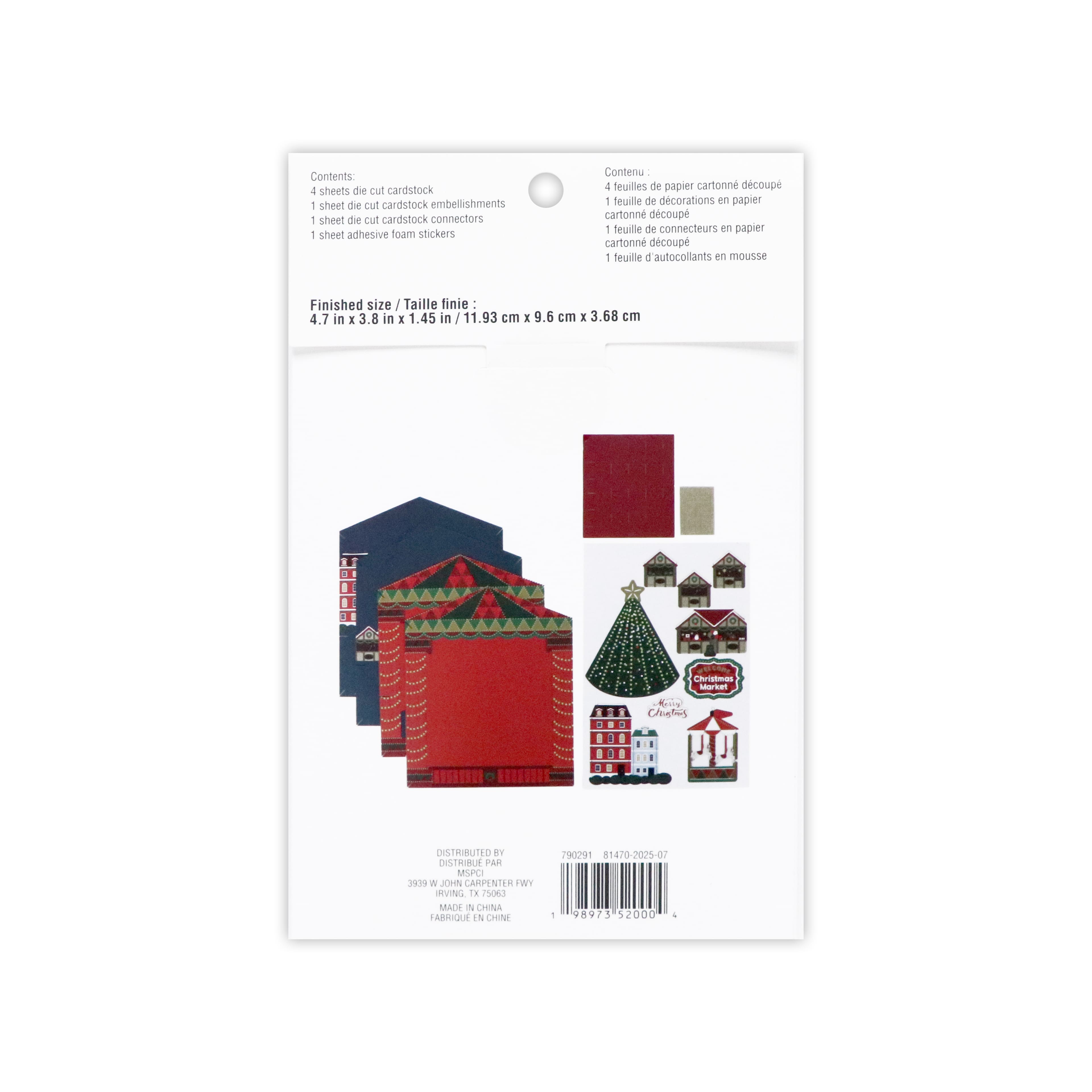 Christmas Market Paper Diorama Kit by Recollections&#x2122;