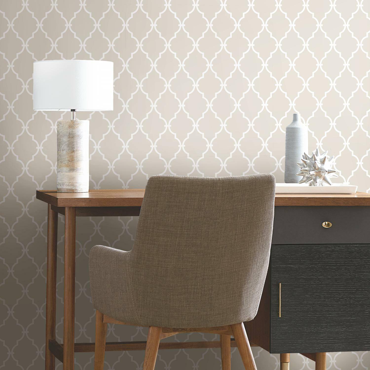 RoomMates Modern Trellis Peel &#x26; Stick Wallpaper