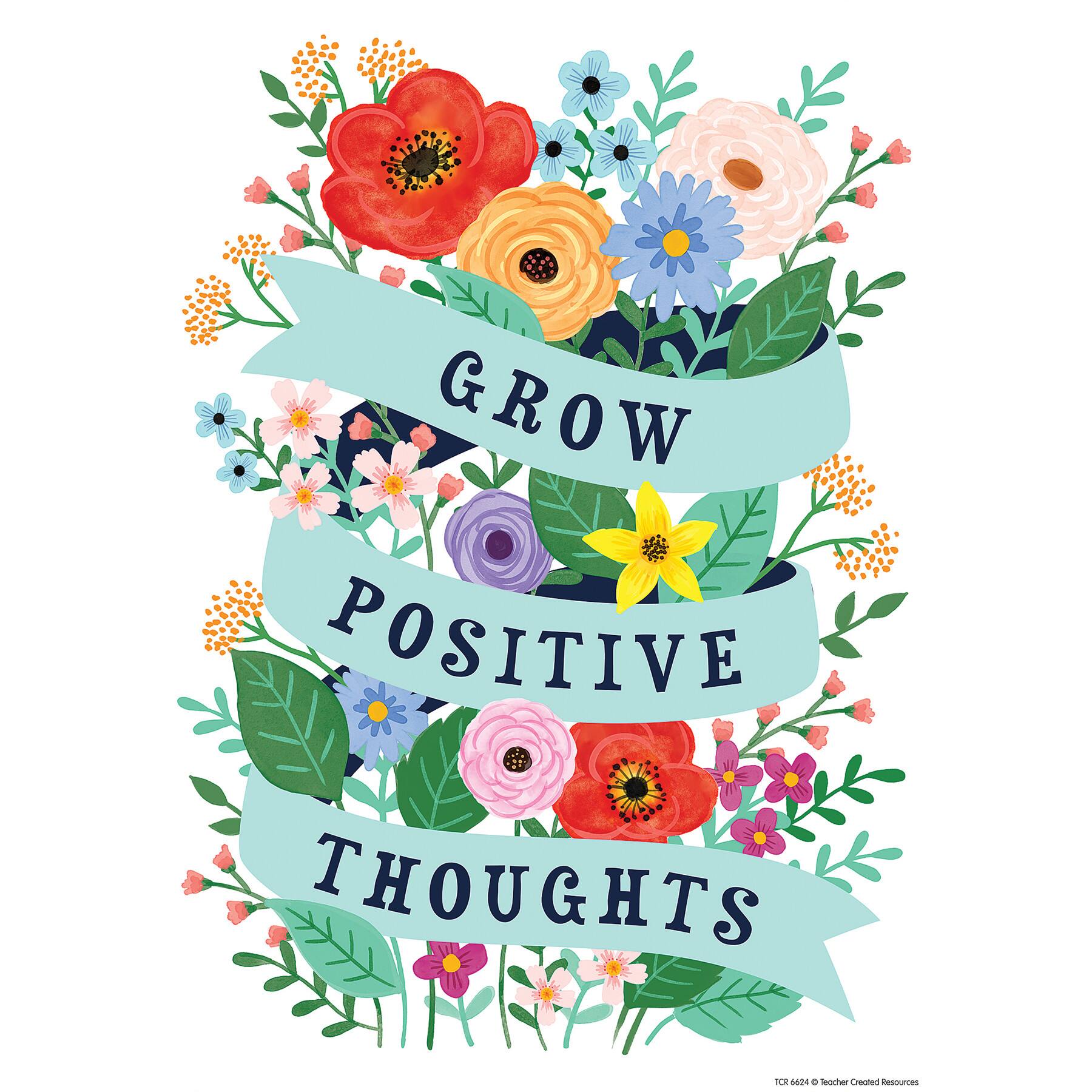Teacher Created Resources® 11" x 16" Wildflowers Positive Sayings Small Posters Set