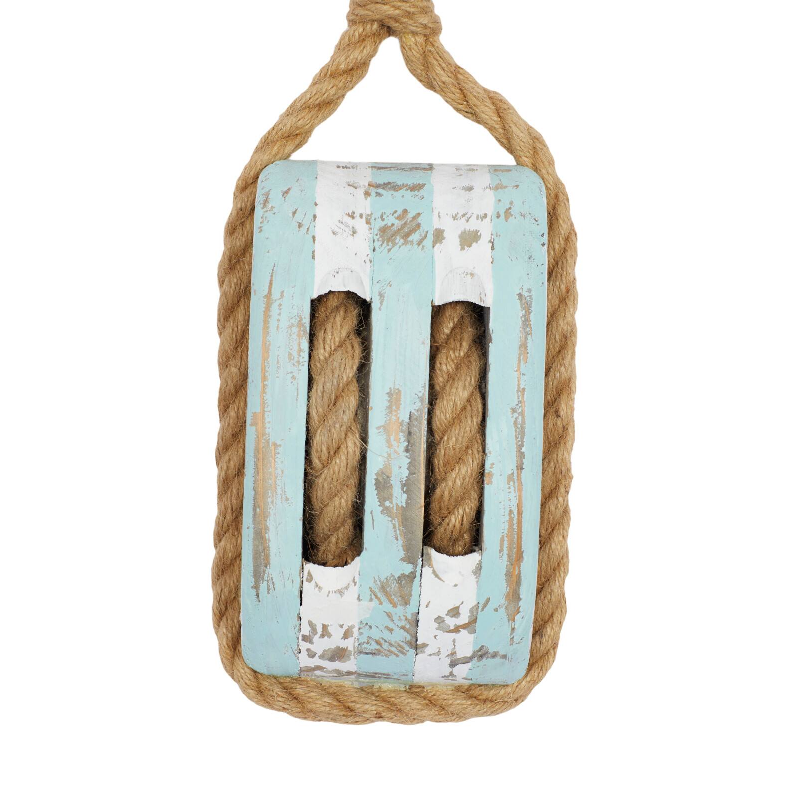 Blue Coastal Wood Wall Decor, 4&#x22; x 14&#x22;