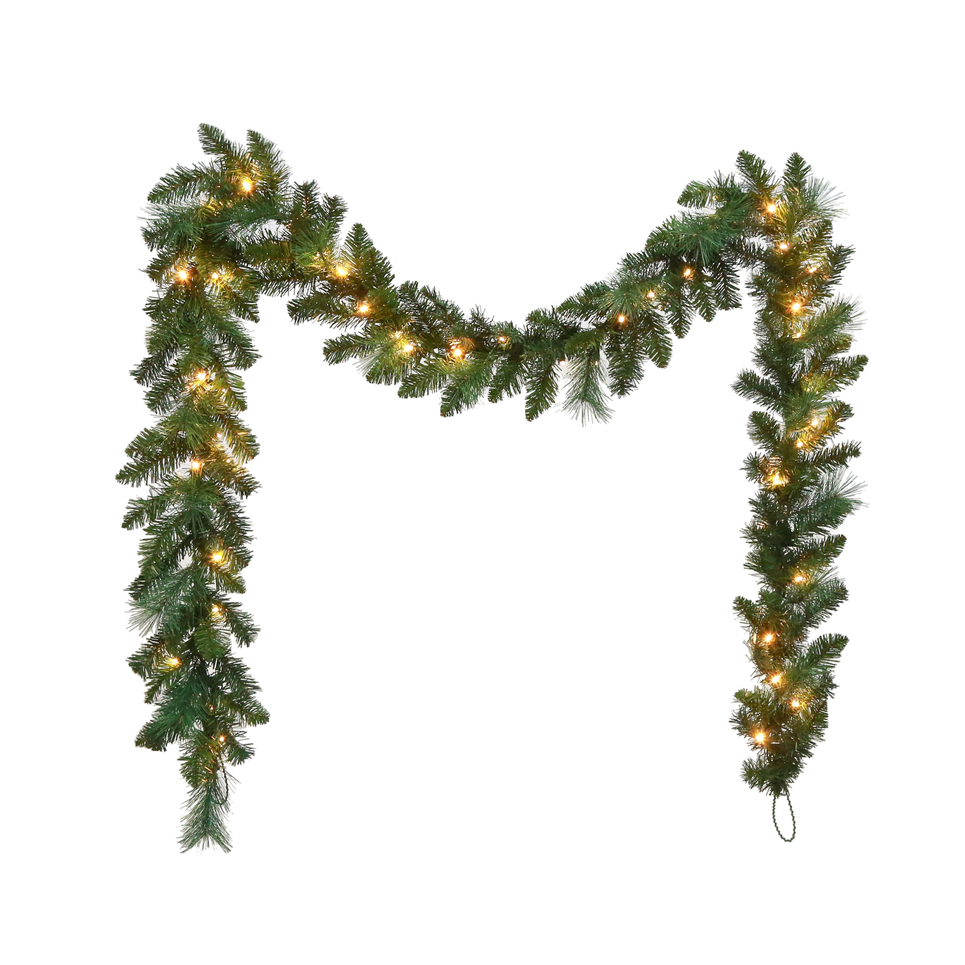 9ft. Pre-Lit Garland by Ashland&#xAE;