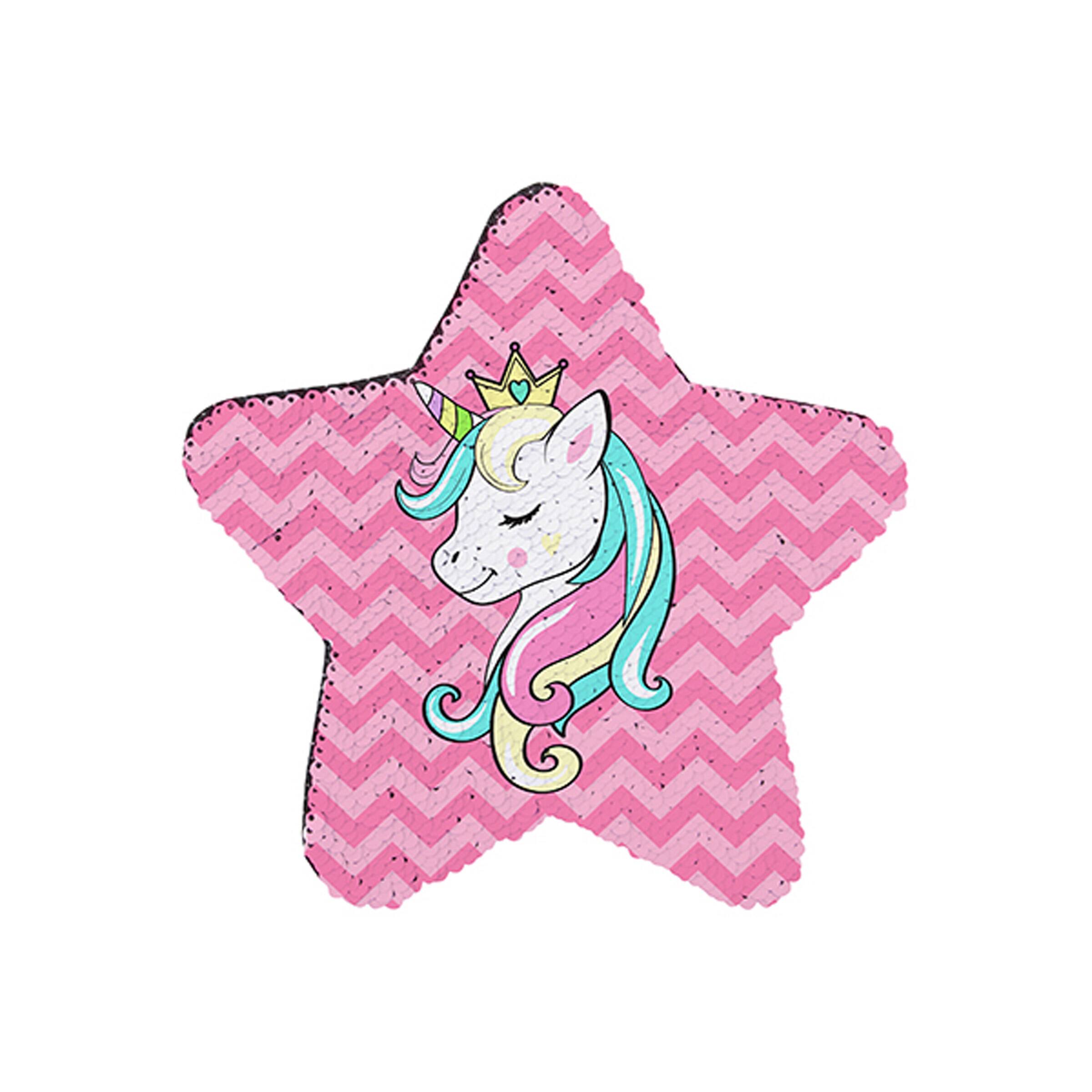 Craft Express 2ct. 7" Silver & White Star Sublimation Sequin Patches