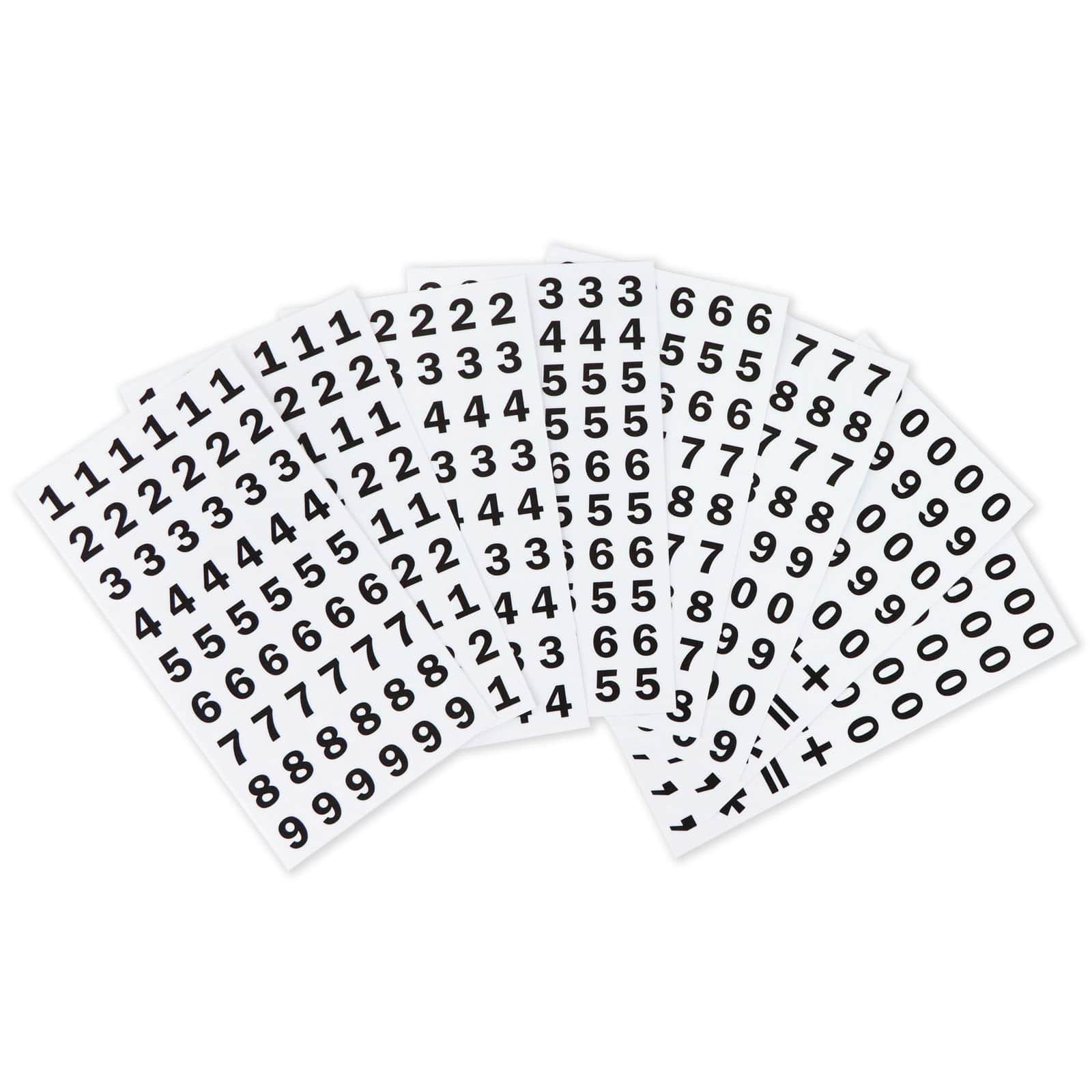 Recollections 450-Piece Black Number Stickers - Each