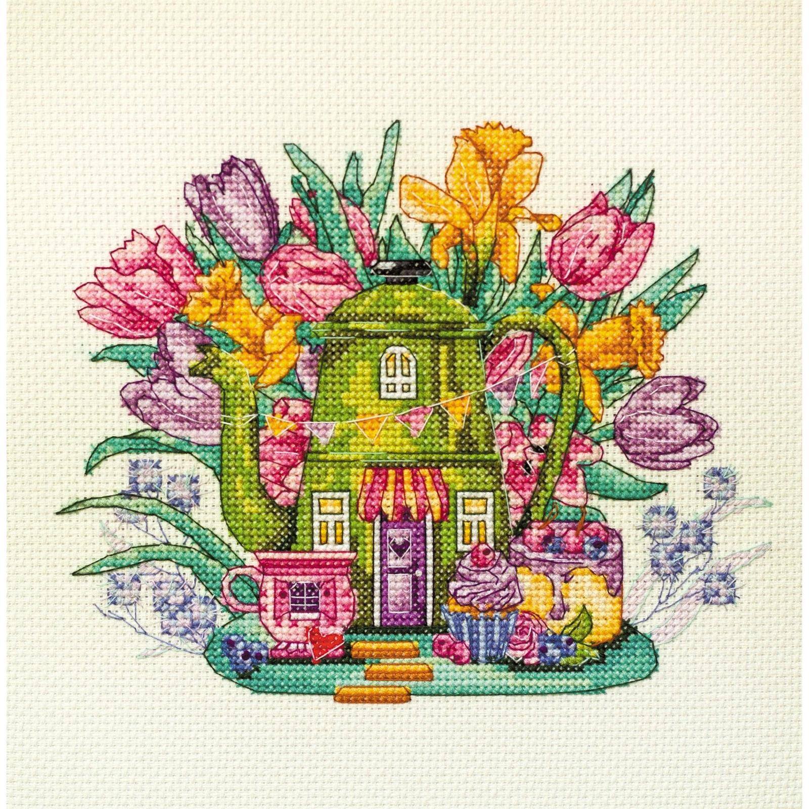 Abris Art Berry Cupcake Cross Stitch Kit
