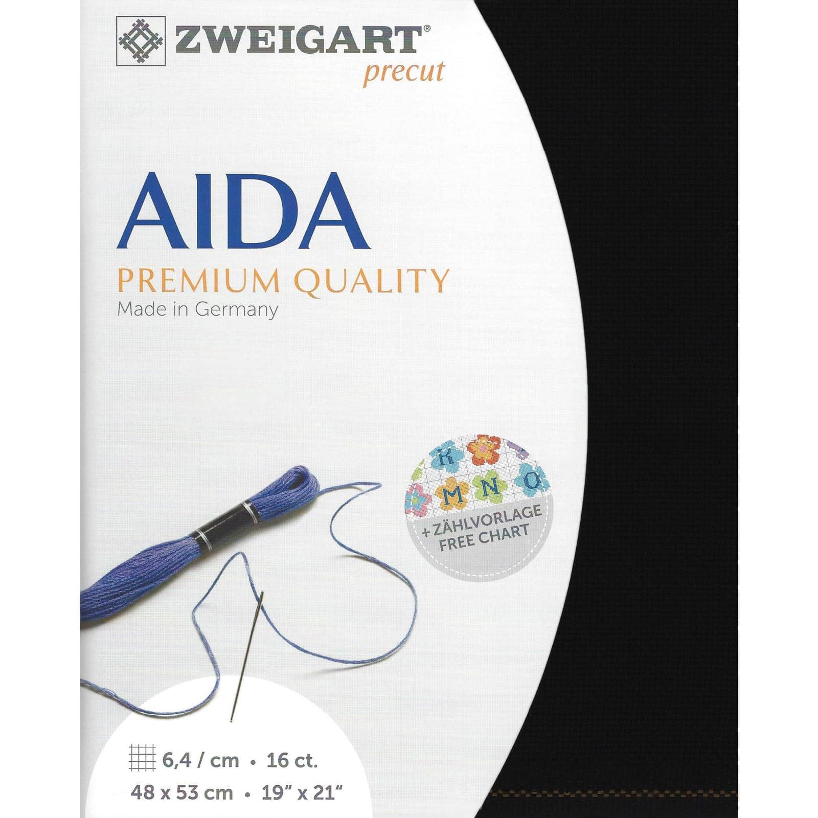 Zweigart® Aida 16 Count Precut Fabric , Color: White | Michaels