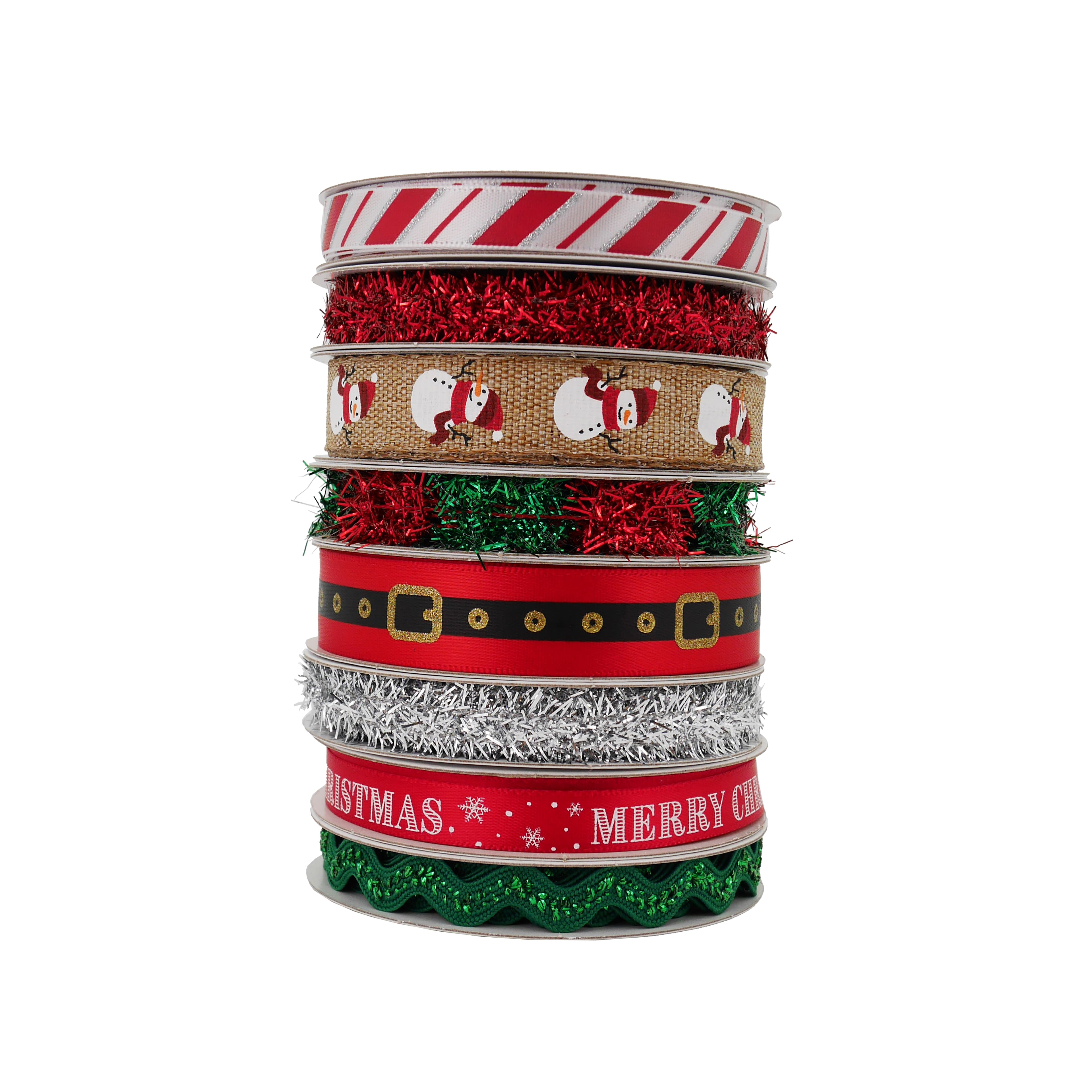 8ft. Santa Belt Value Pack Ribbon by Celebrate It&#xAE; Christmas