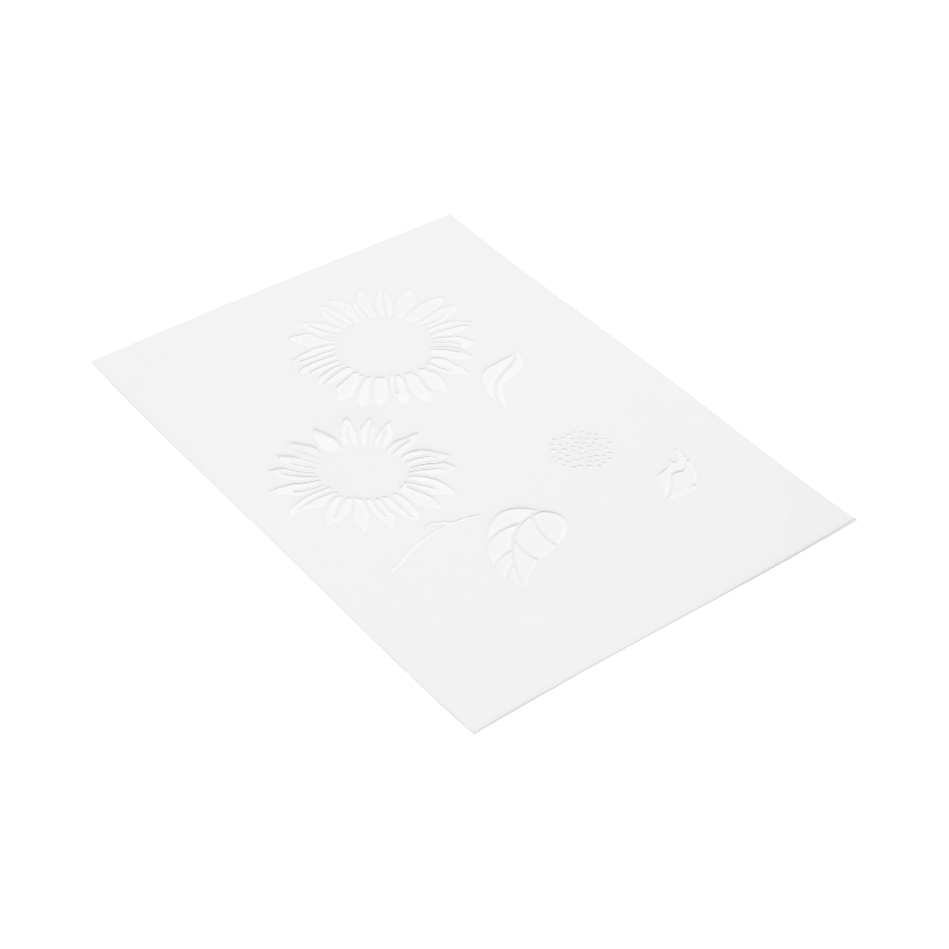 6&#x22; x 8&#x22; Sunflowers Print Stencil Set by Recollections&#x2122;