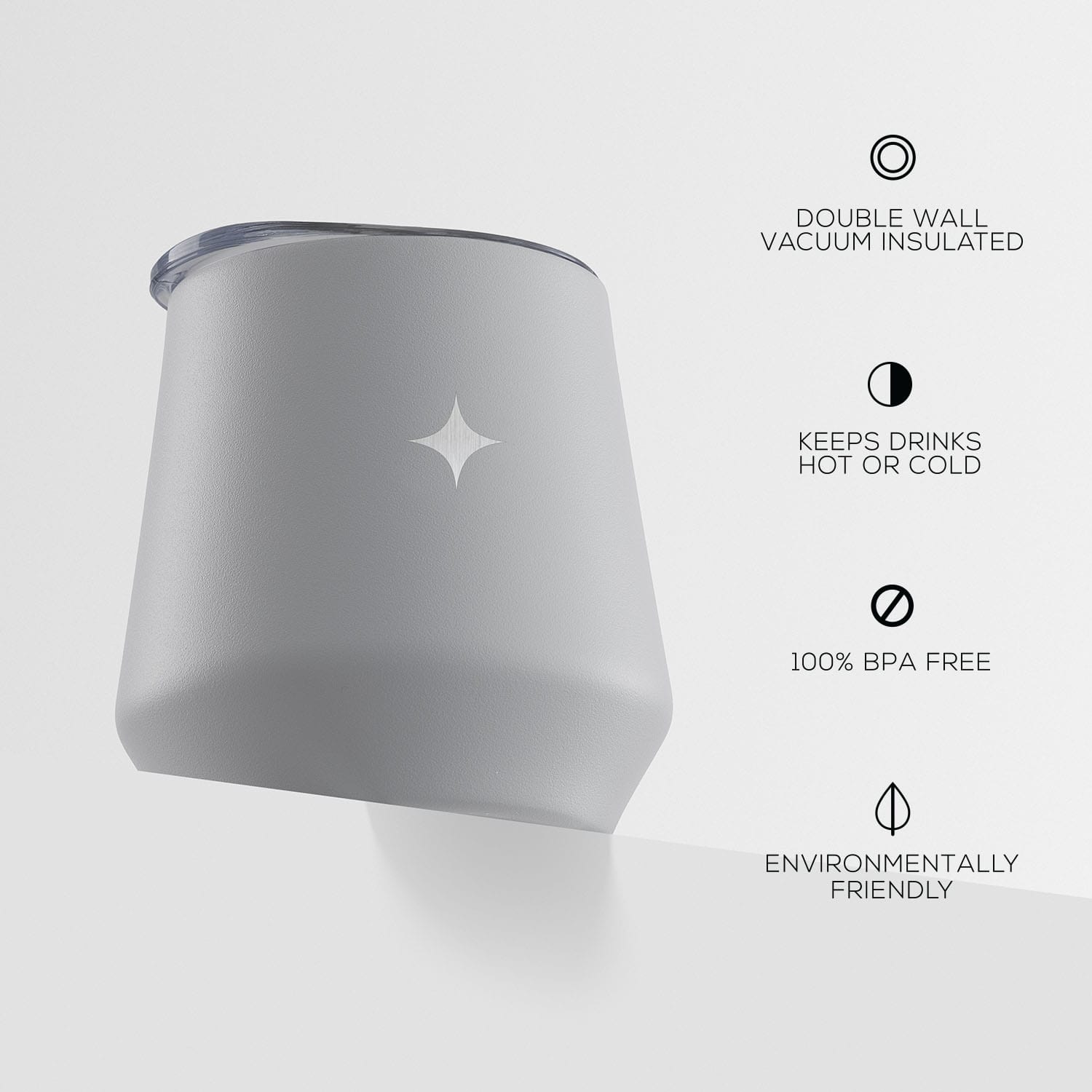 JoyJolt® 12oz. Vacuum Insulated Stemless Wine Tumbler with Lid