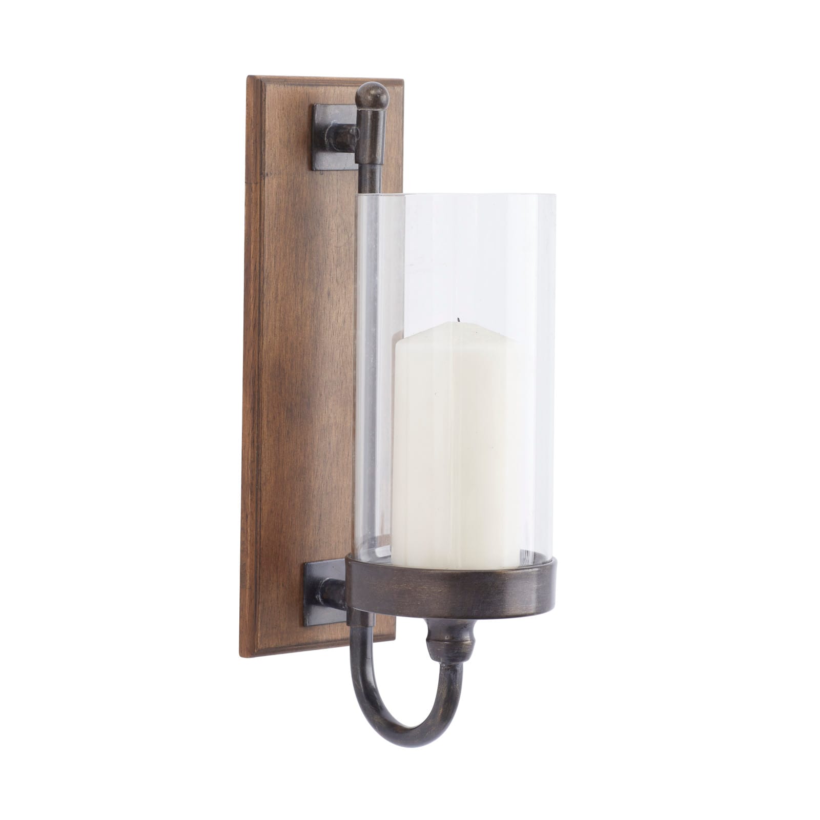 Brown Fir Farmhouse Wall Sconce, 16&#x22; x 5&#x22;