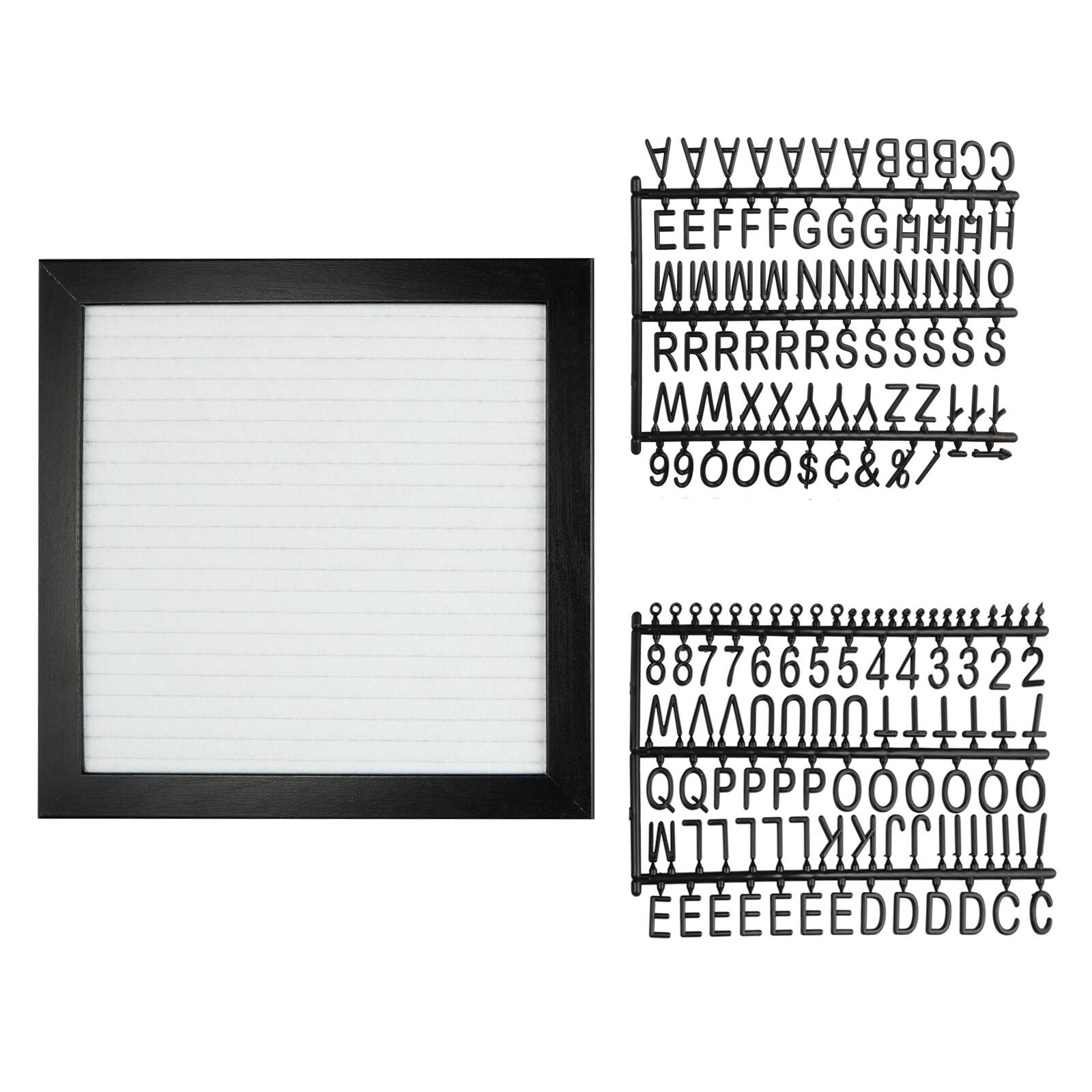 8" x 8" White Felt Letter Board by Make Market®