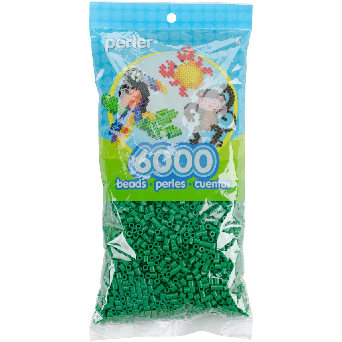 Perler&#x2122; Dark Green Beads, 6,000ct.