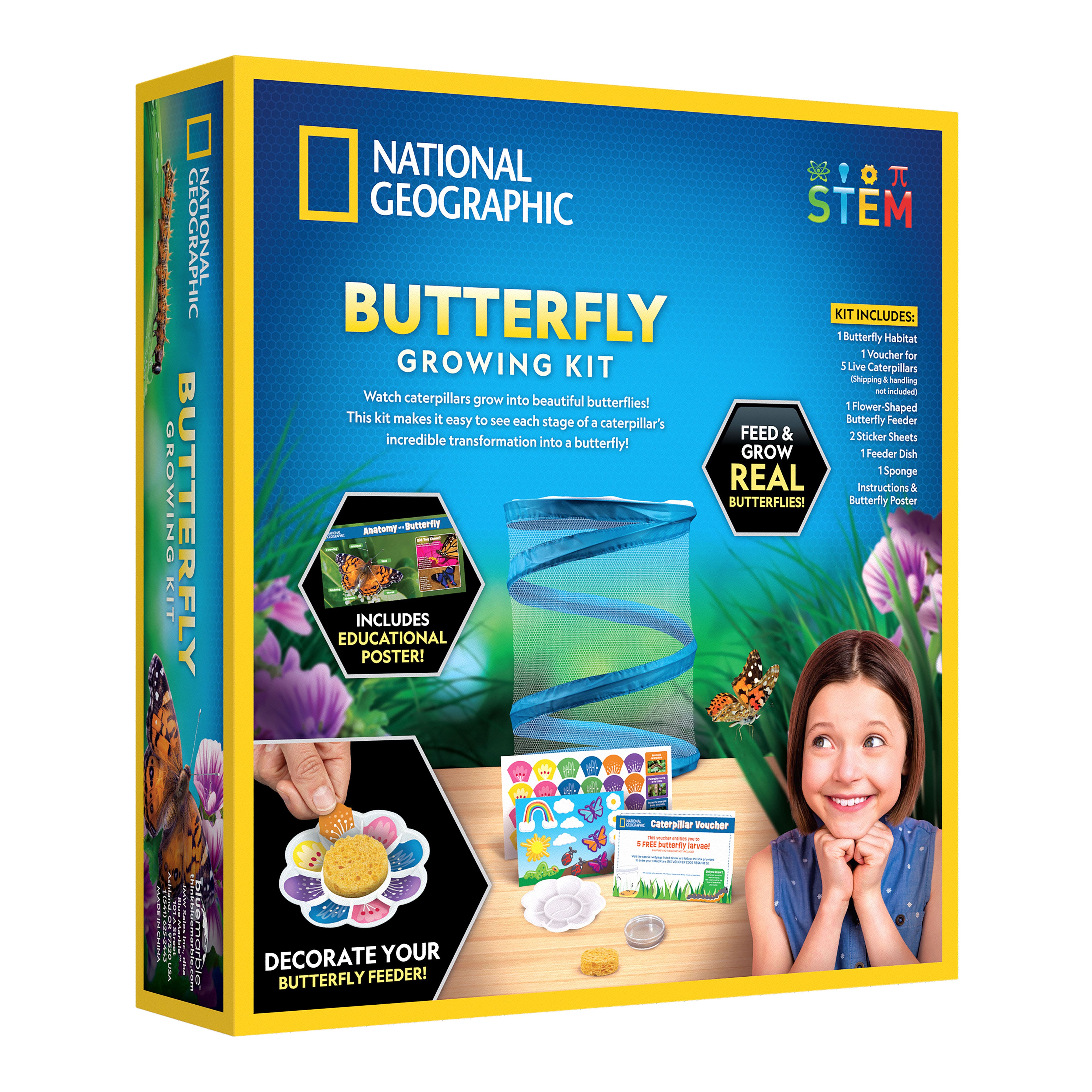 National Geographic&#x2122; Butterfly Growing Kit