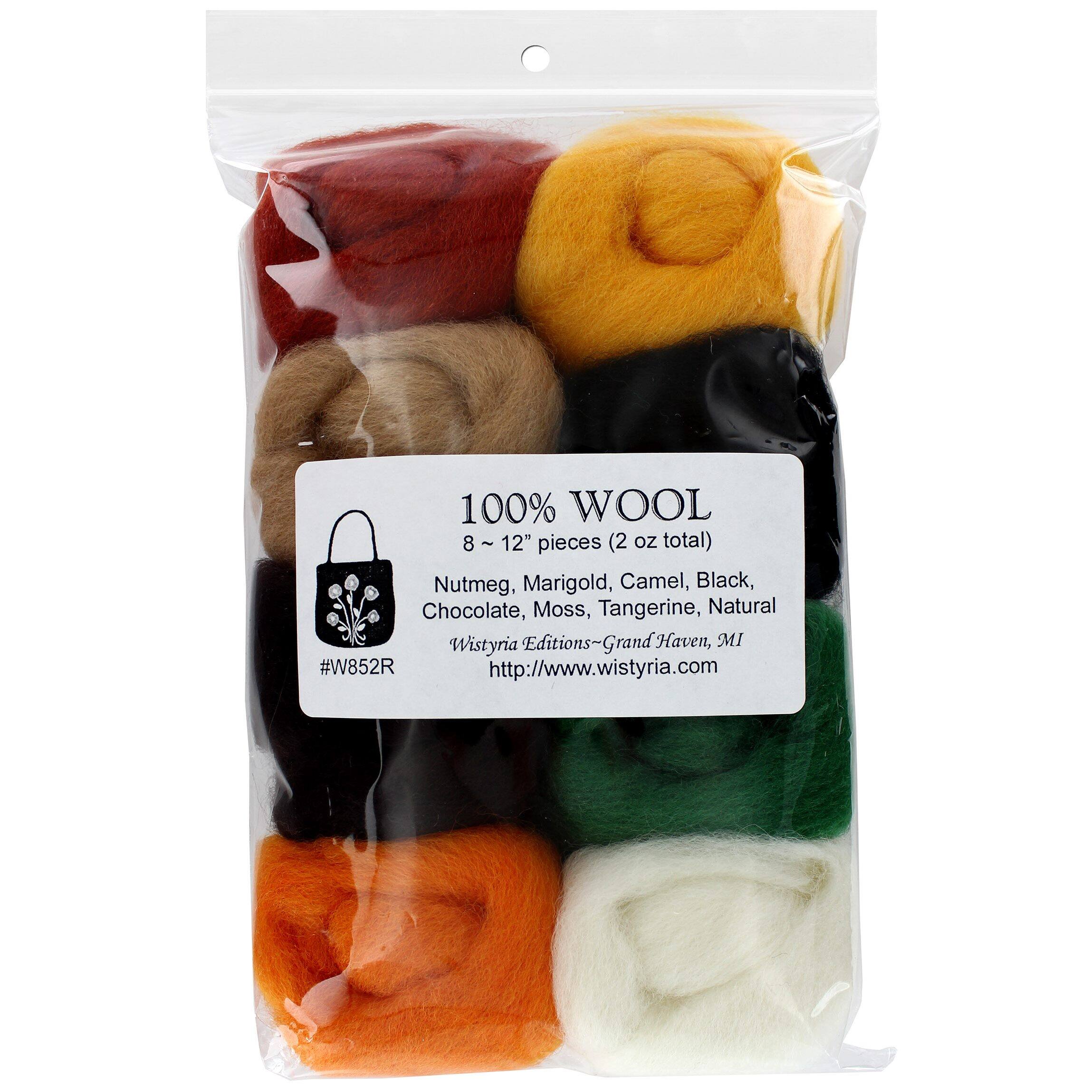 Wistyria Editions Wool Roving 12 .22 Ounce-Marigold 