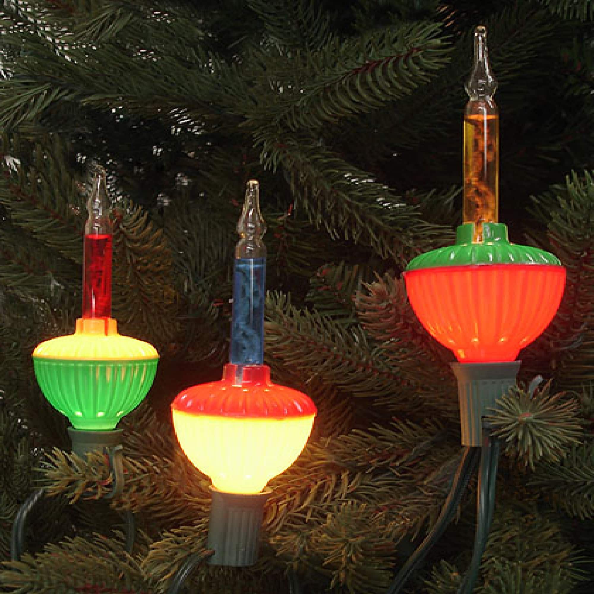 7ct. Multicolor Retro Bubble Mini String Lights