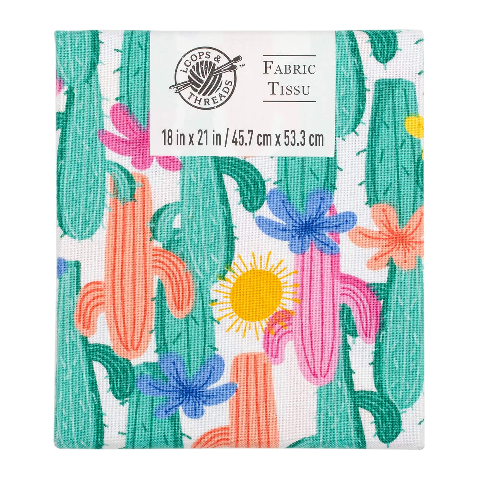 Cactus Cotton Fabric by Loops &#x26; Threads&#x2122;