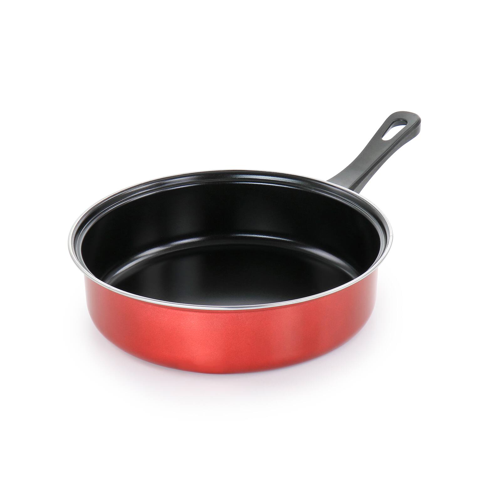 Gibson Everyday® Cardinal 7-Piece Red Nonstick Steel Cookware Set