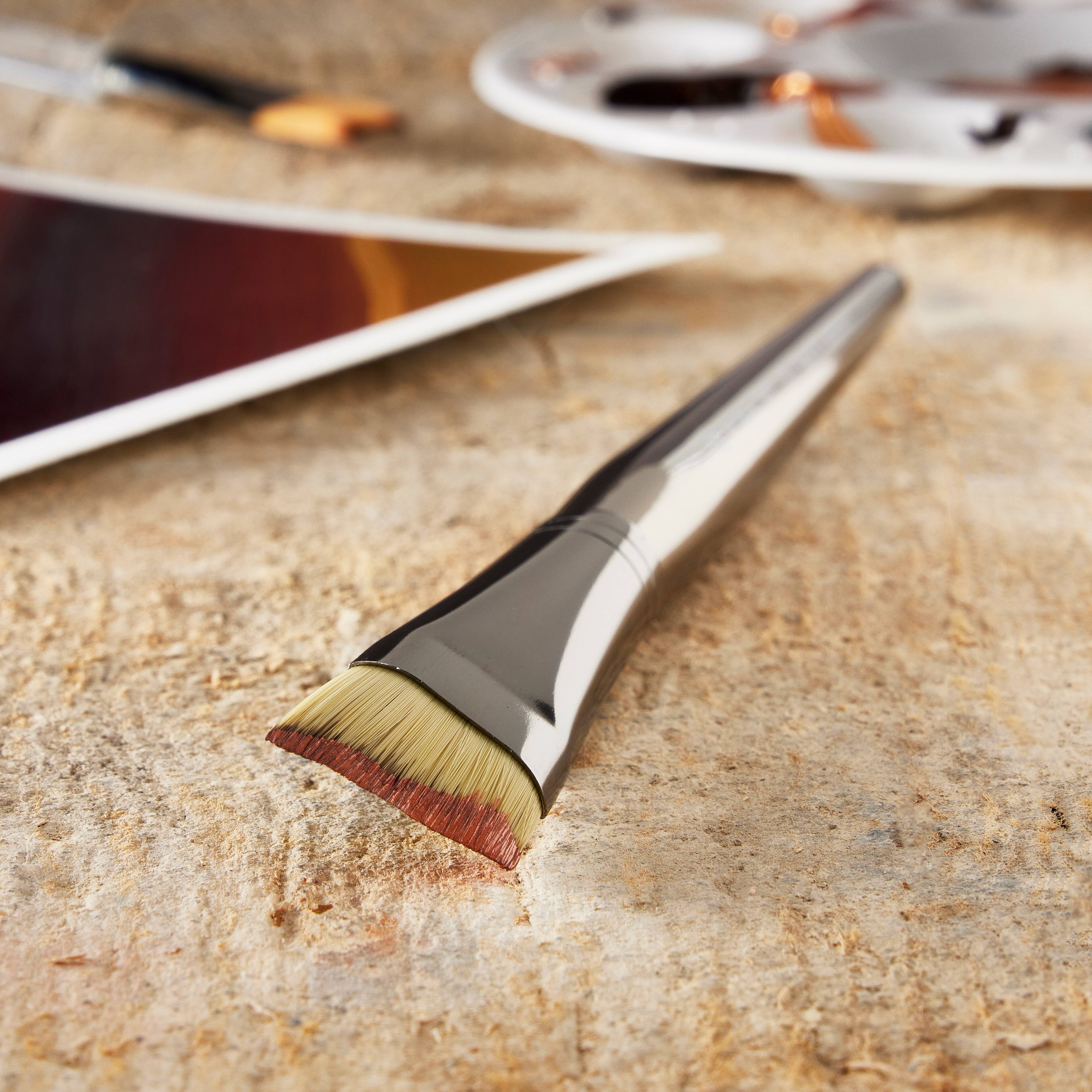 12 Pack: Zen™ Series 93 Short Handle Angular Brush