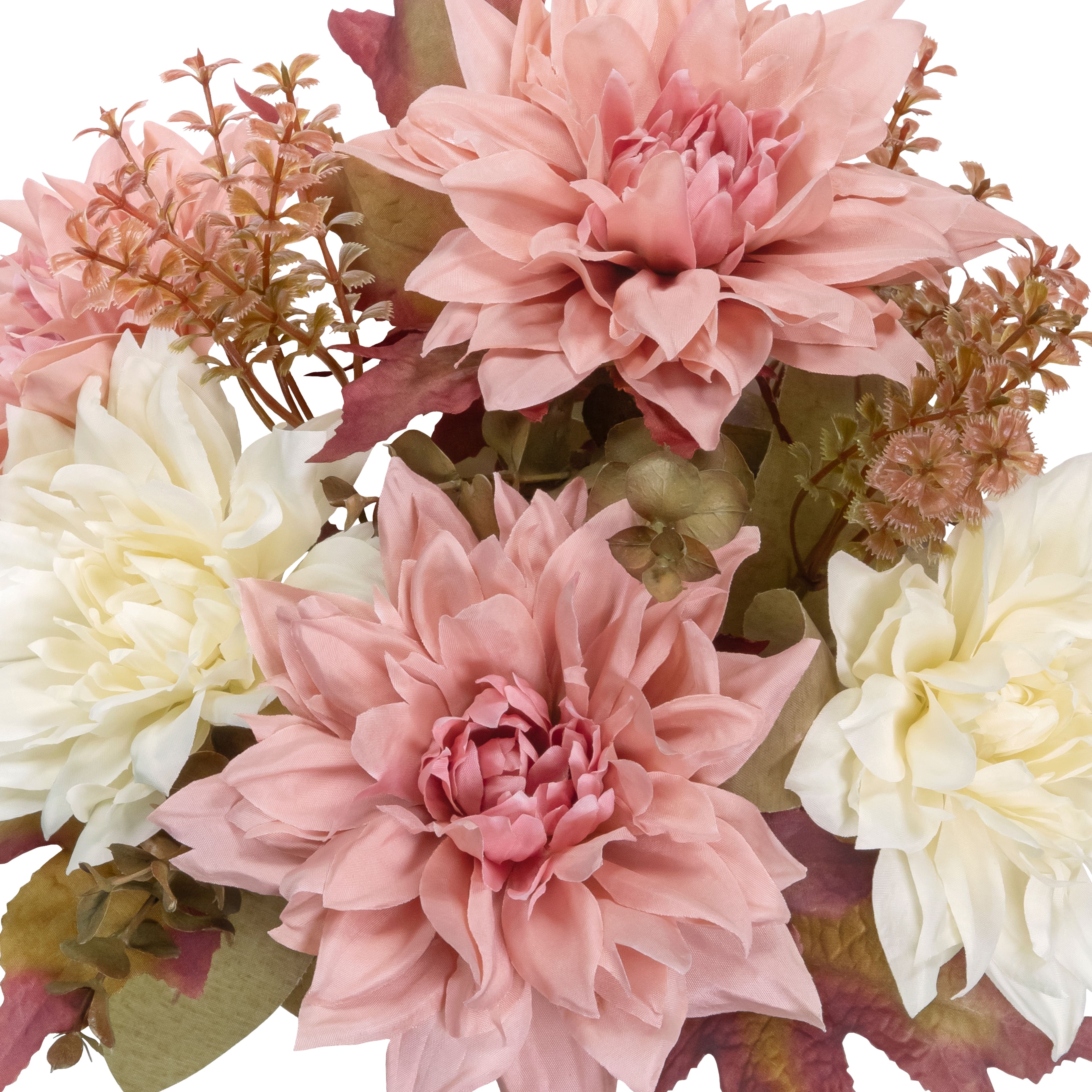 15&#x22; Blush &#x26; Cream Mixed Dahlia Bush by Ashland&#xAE;