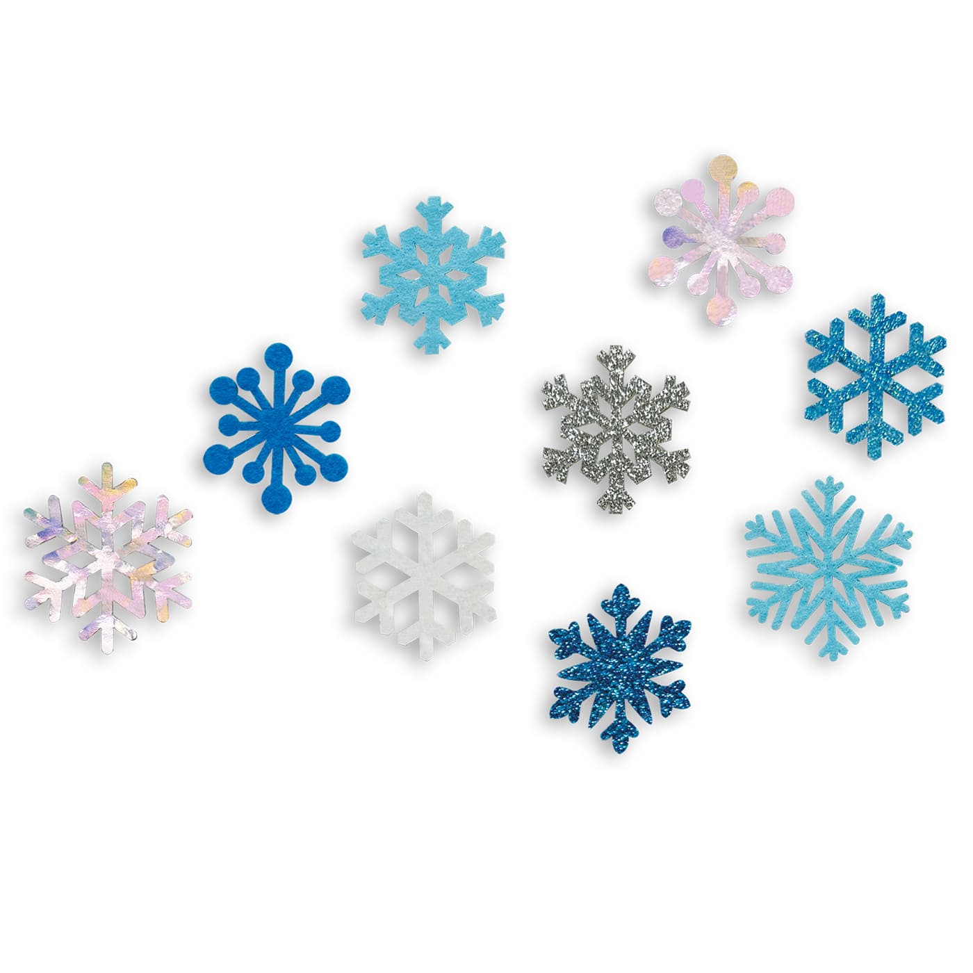 Snowflake Felt Stickers by Creatology&#x2122;