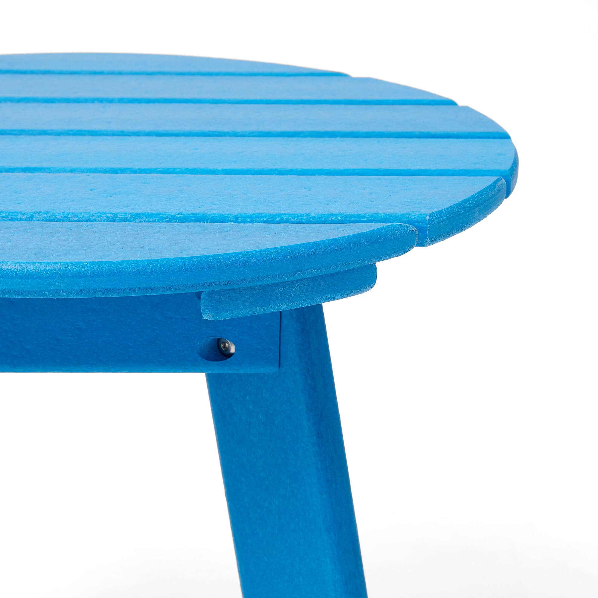 Glitzhome&#xAE; 20&#x22; Outdoor Patio Round Side Table