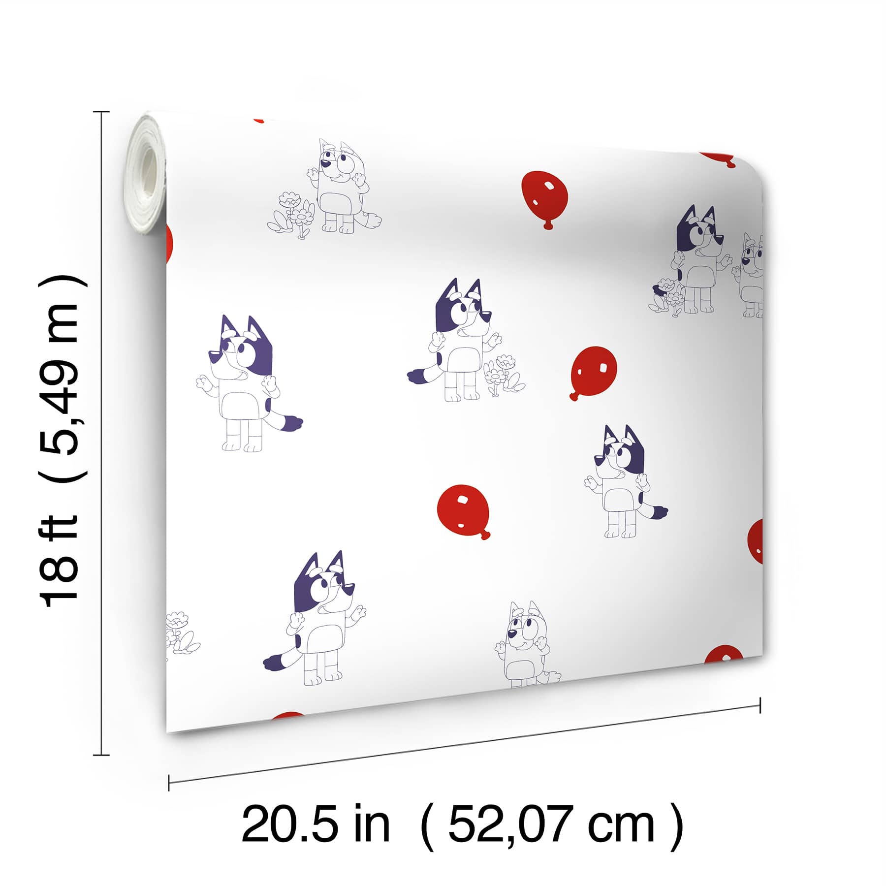 RoomMates Bluey Keepy Uppy Peel & Stick Wallpaper