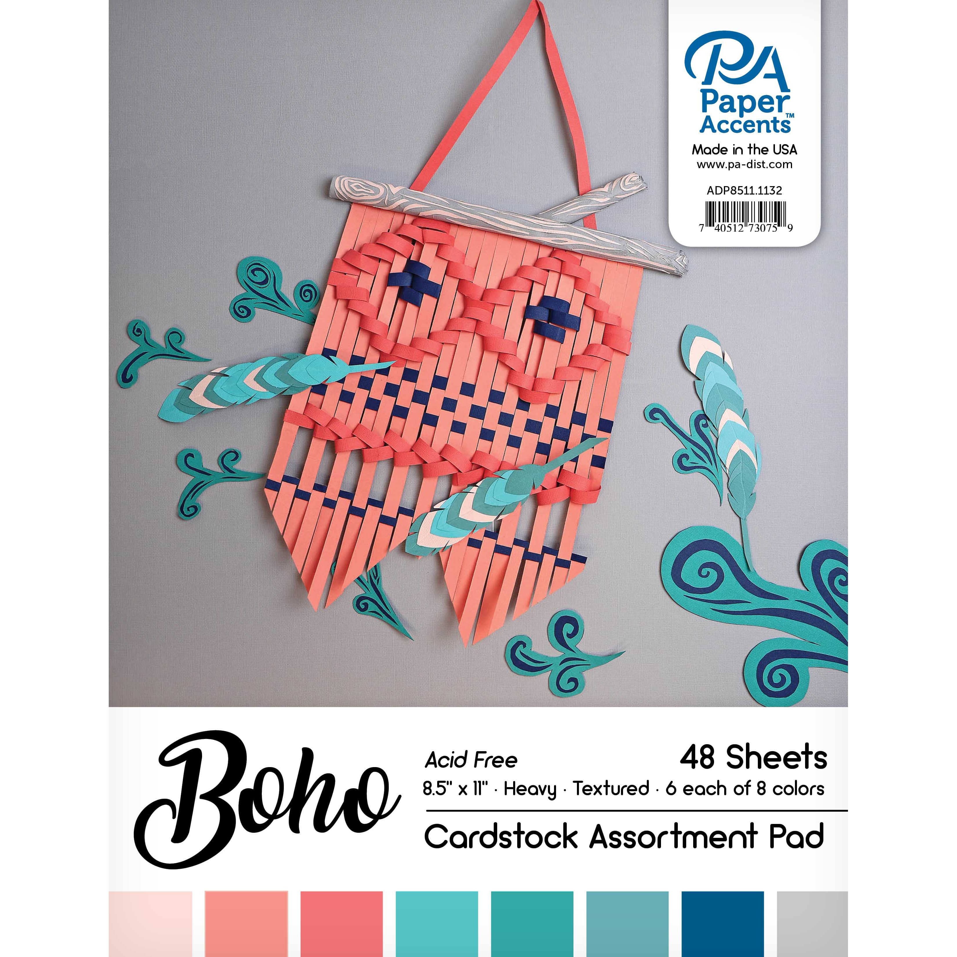  Boho - Smooth Cardstock Paper Pad - A2 - 4.25 x