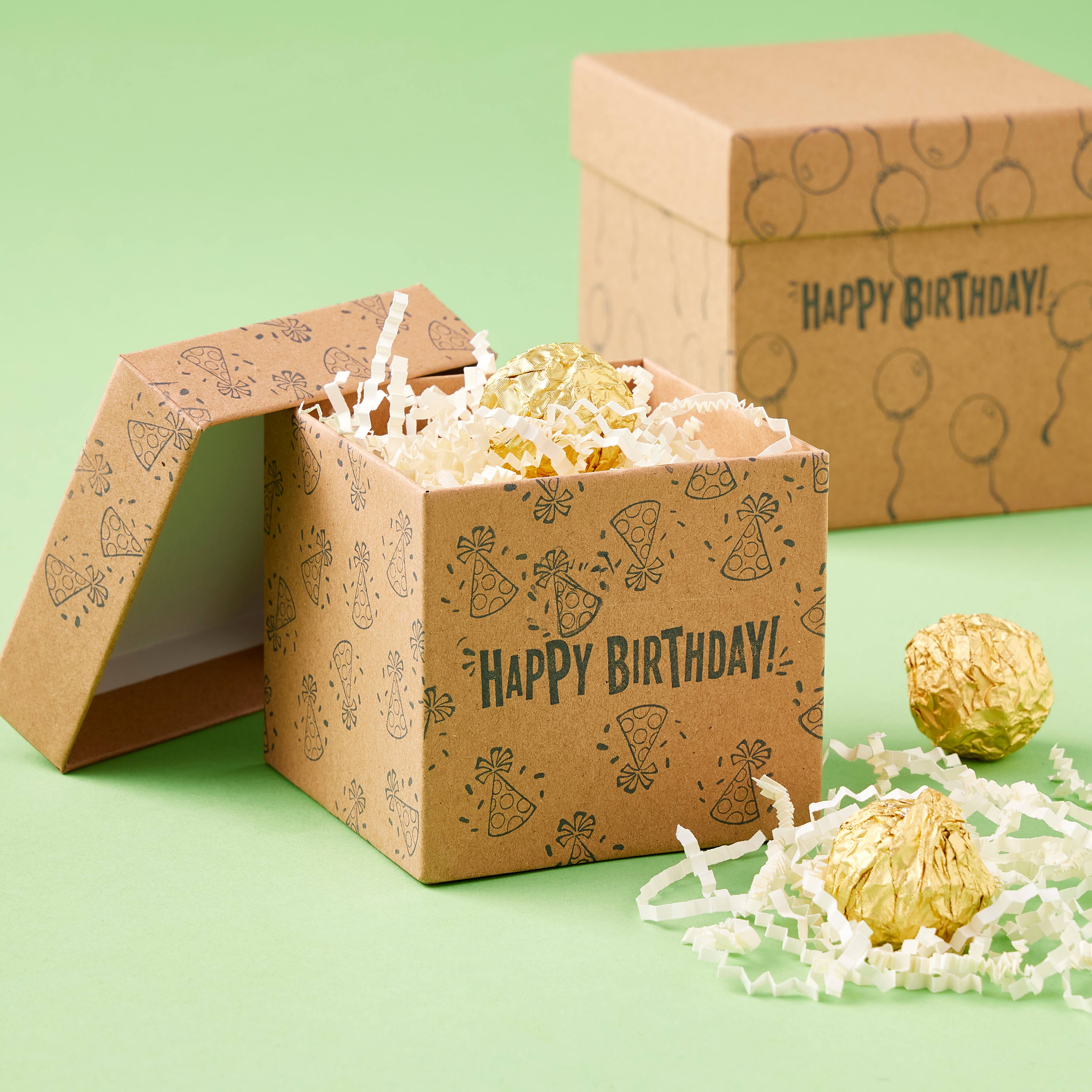 Mini Kraft Box by Celebrate It | Brown