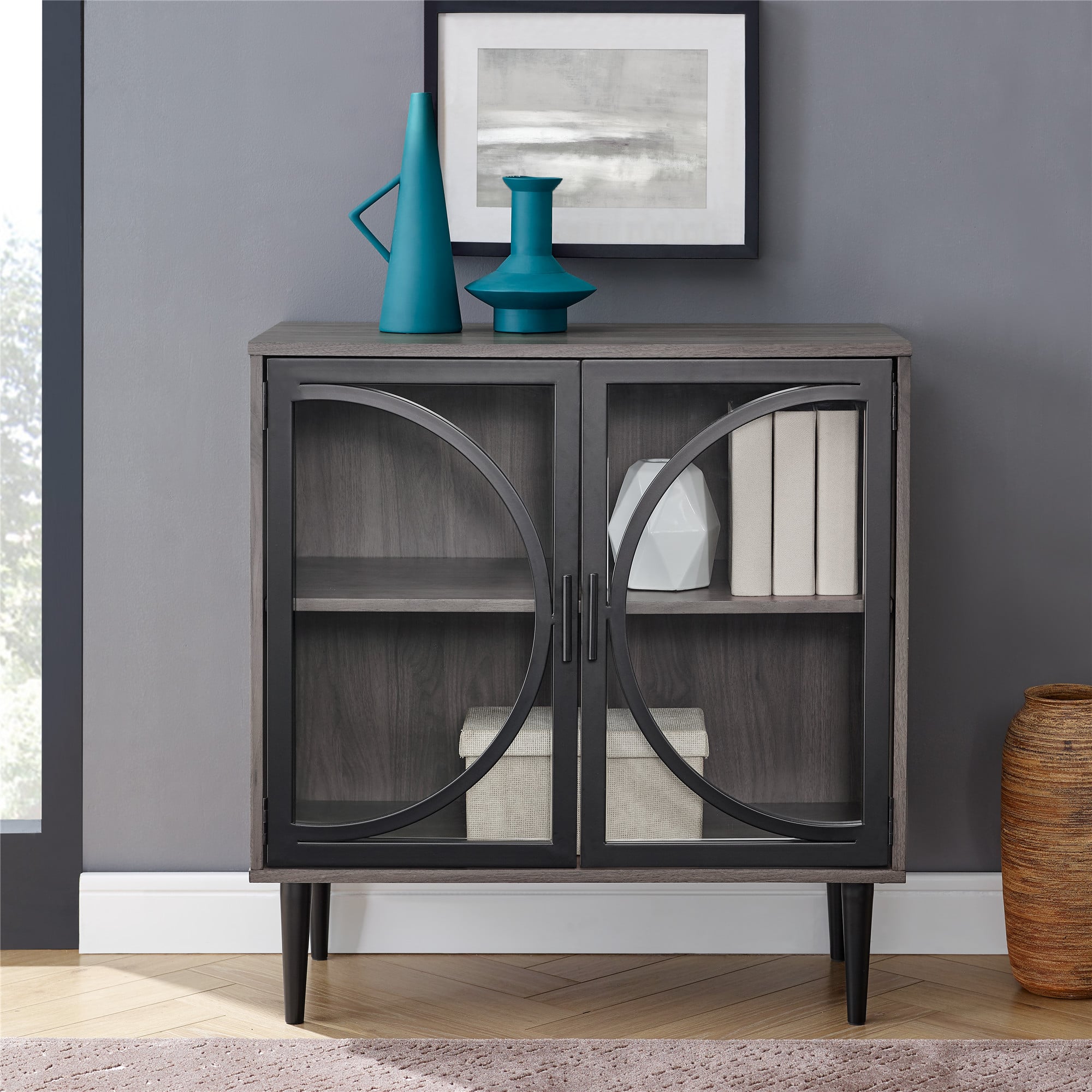 Walker Edison 30" Slate Grey Industrial Storage Michaels