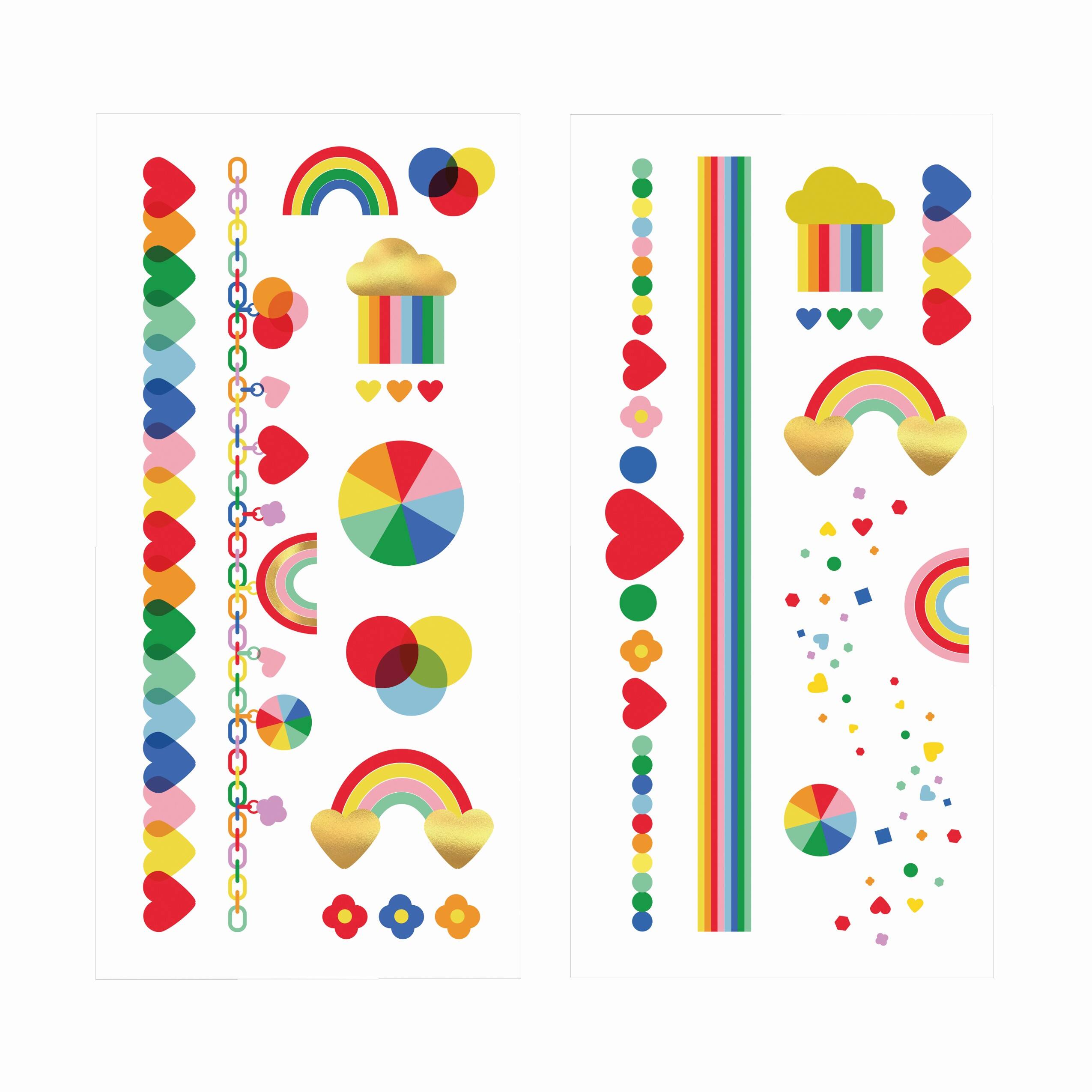 Calico Sun™ Violet Temporary Tattoos Michaels