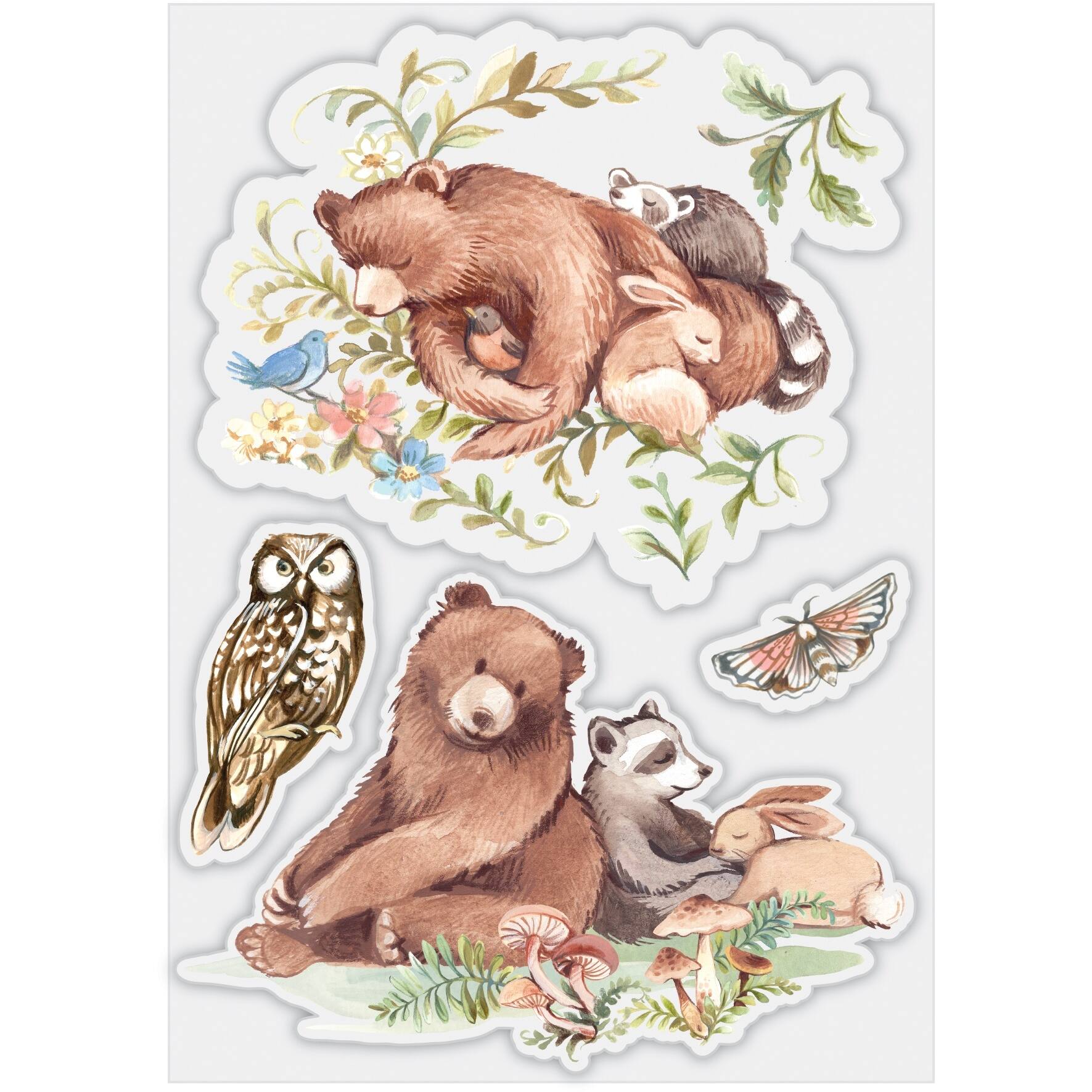 Craft Consortium In The Forest Friendship A5 Clear Stamps