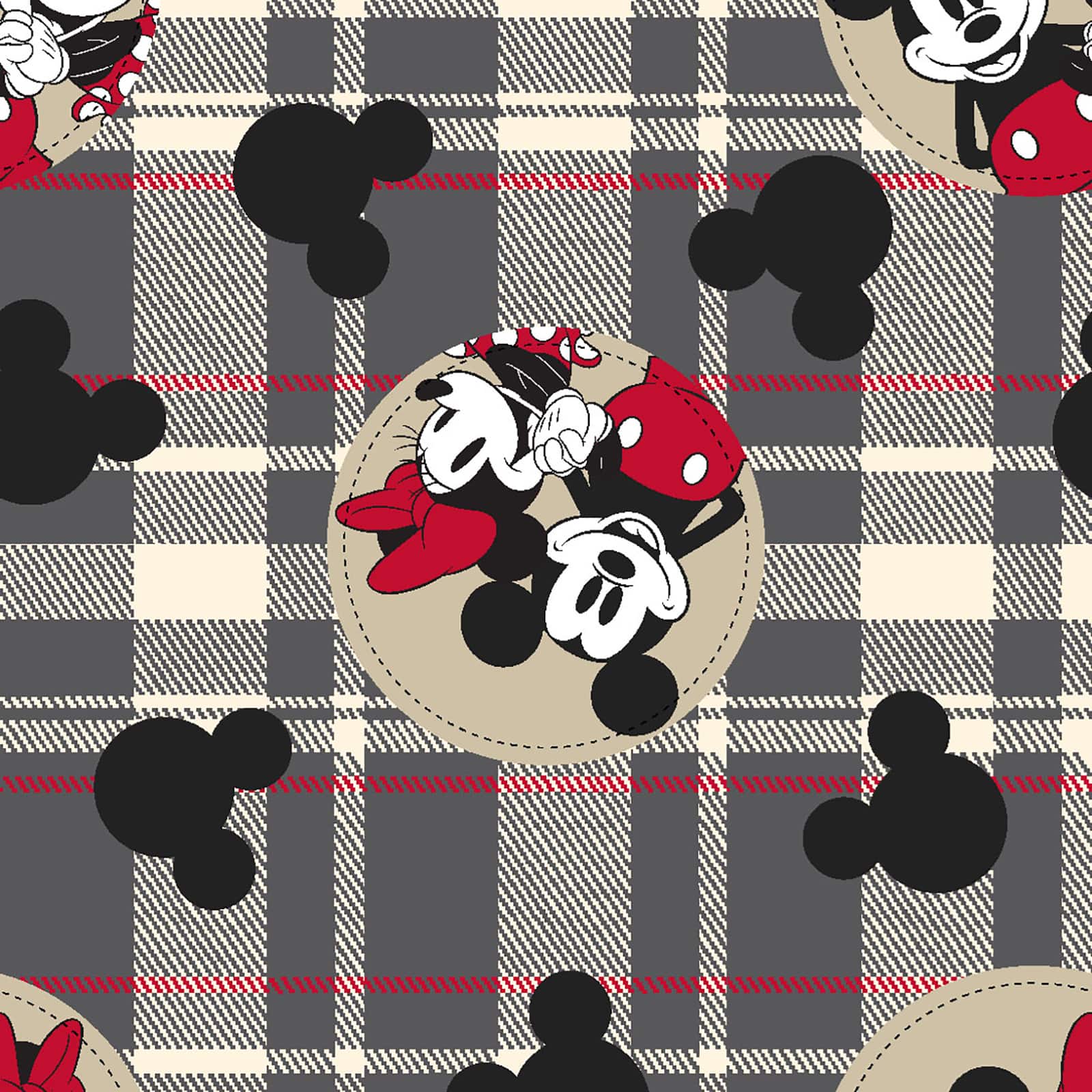 Disney® Mickey & Minnie Badges Fleece