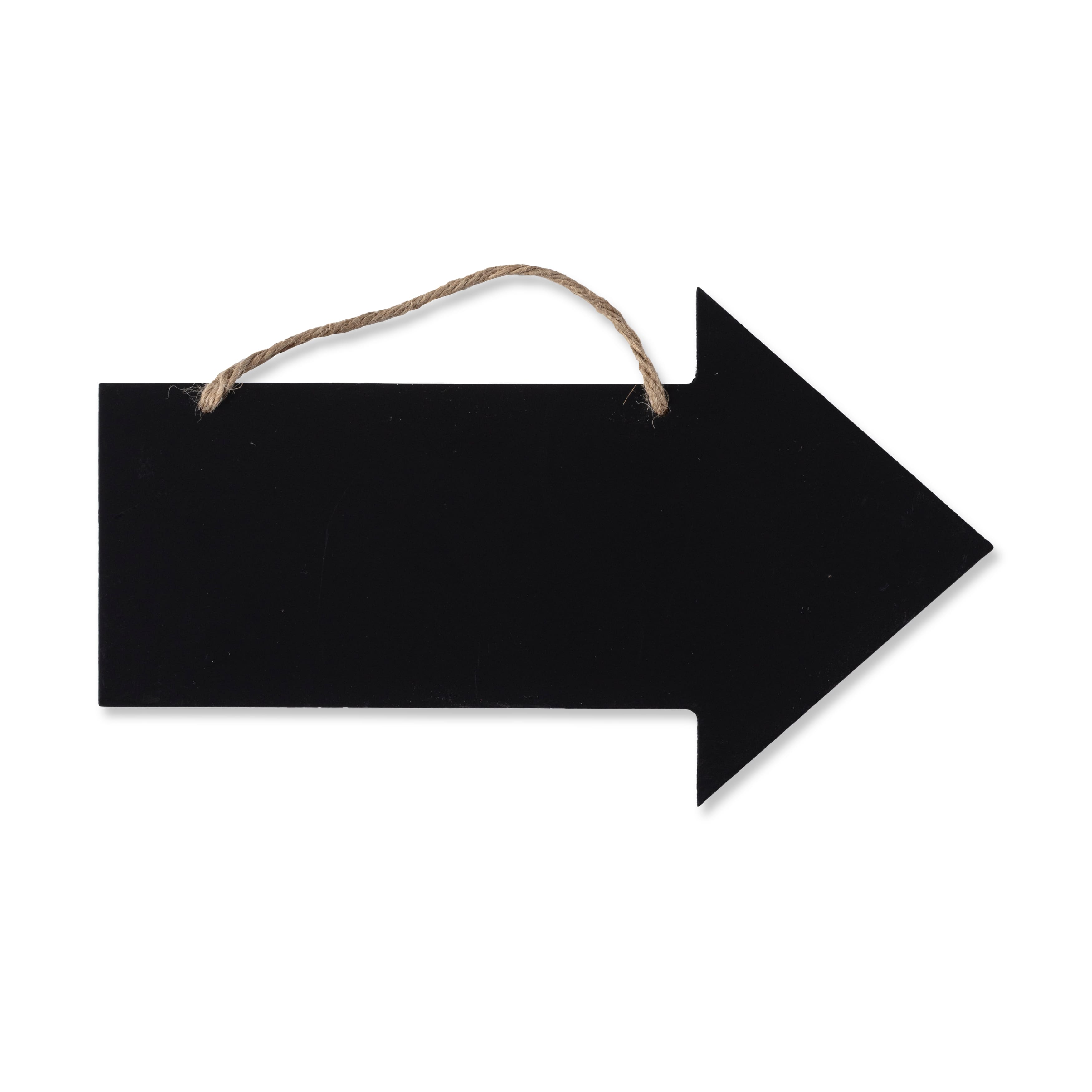 8 Pack: 9.5&#x22; x 5.5&#x22; Arrow Chalkboard Sign by Make Market&#xAE;