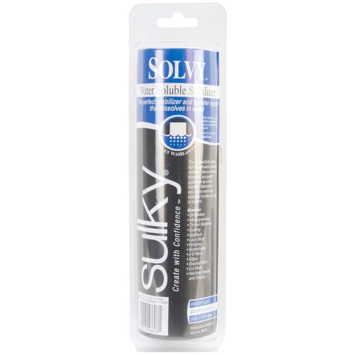 Ultra Solvy Water Soluble Stabilizer 20 x 36 | Sulky #408-01