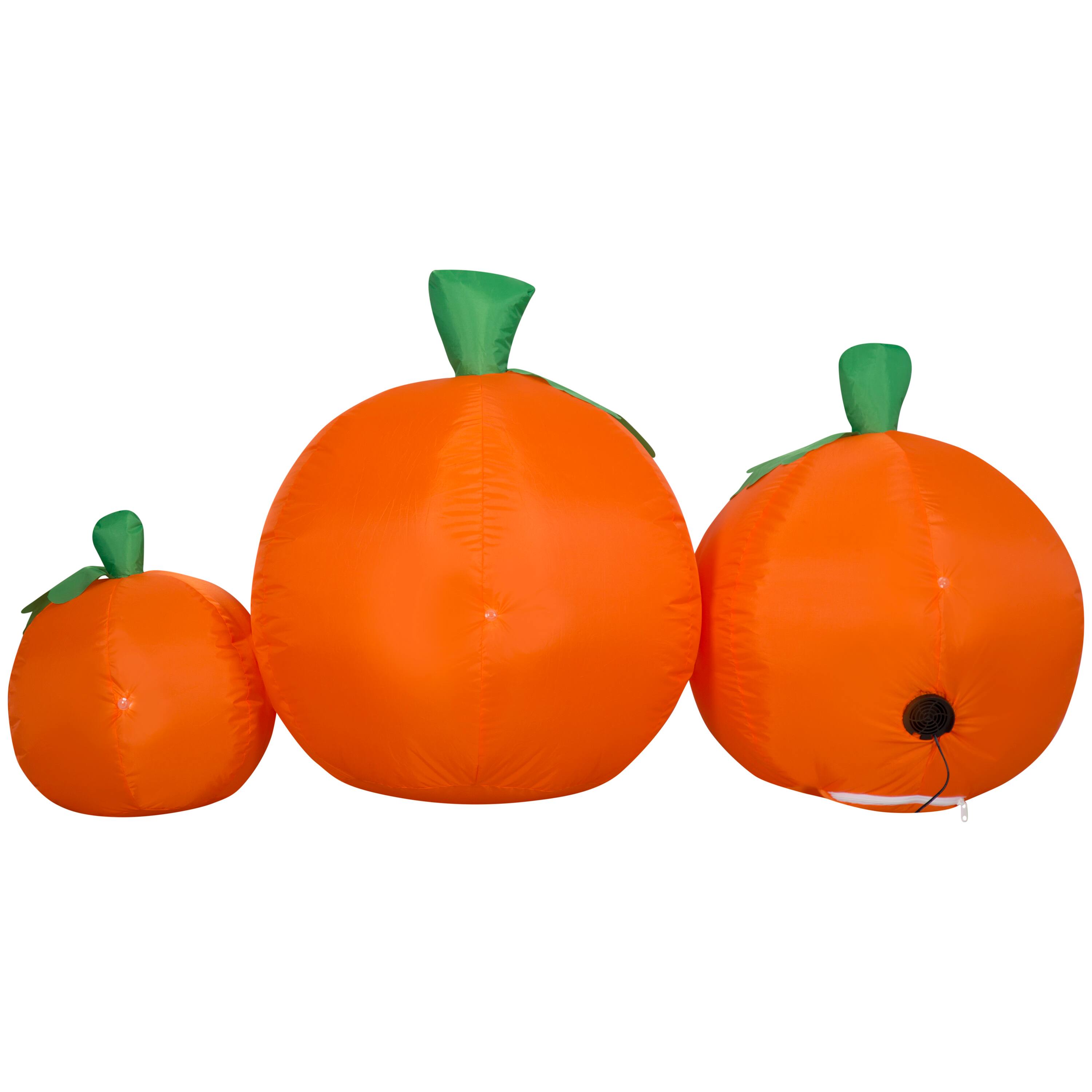 4.5ft. Airblown® Inflatable Halloween LED Jack-o'-Lantern Trio