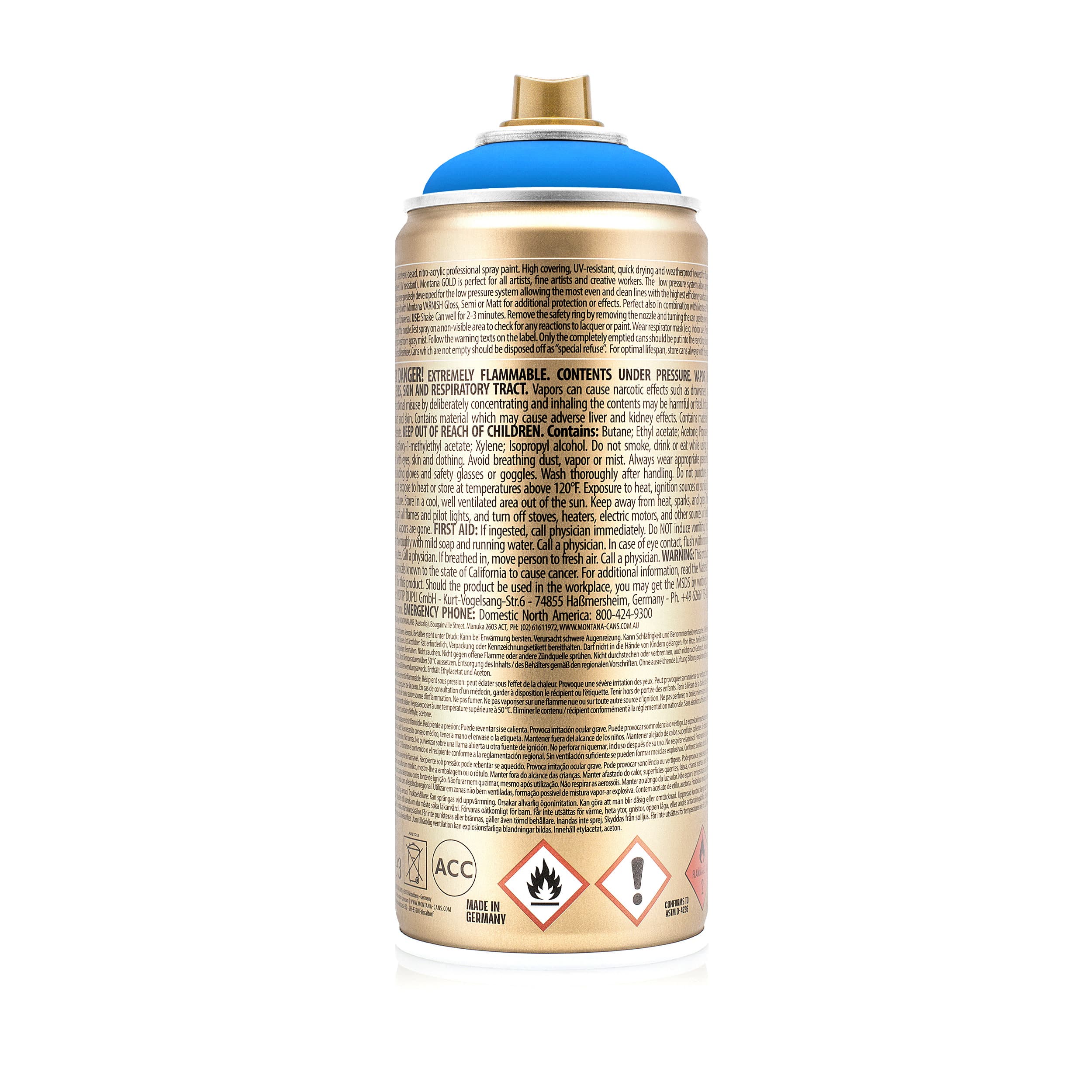 Montana&#x2122; Cans GOLD Flash Color Spray Paint, 400mL