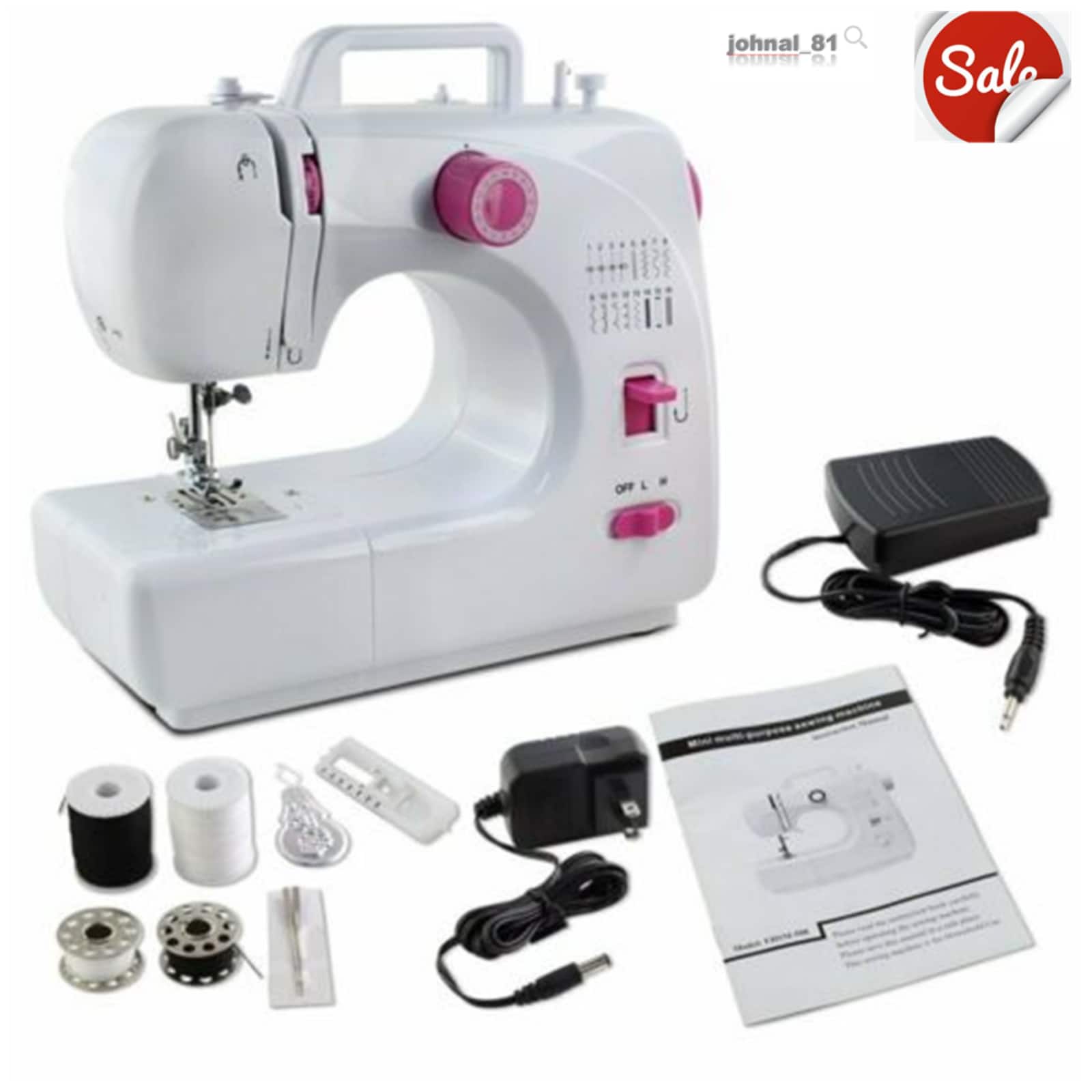 NEX™ Sewing Machine with 16 Built-in Stitch and 60 Piece Threads