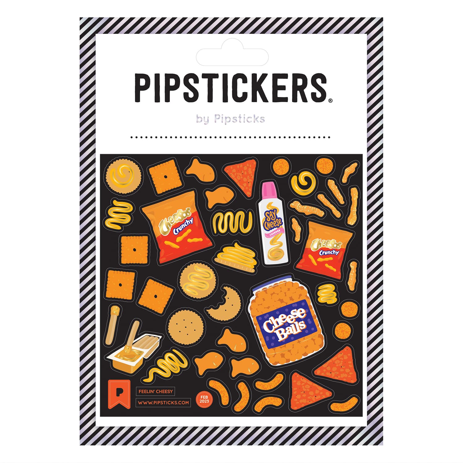 Pipstickers&#xAE; Feelin&#x27; Cheesy Stickers