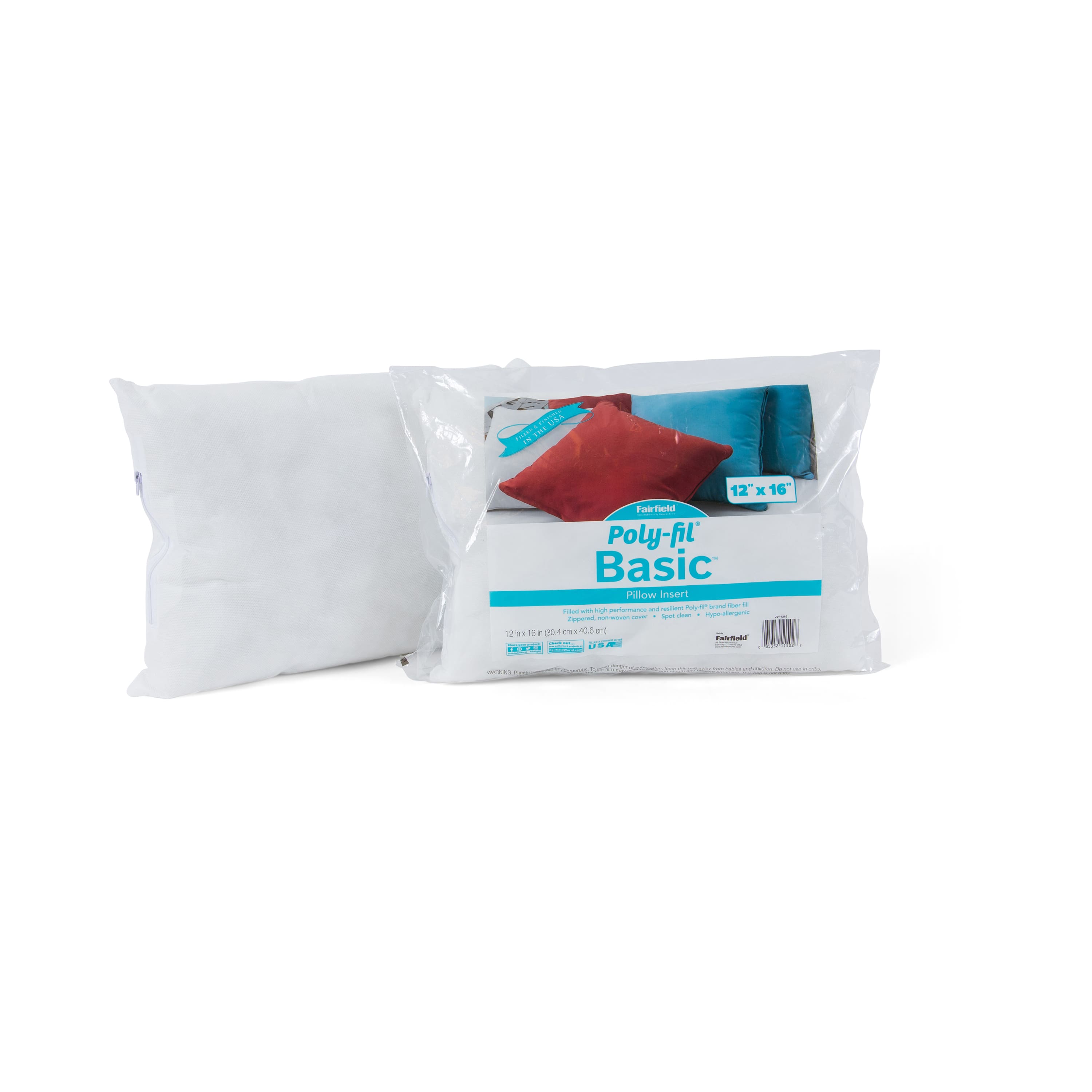 Poly Fil Basic 16''x16'' Pillow Inserts Value Pack