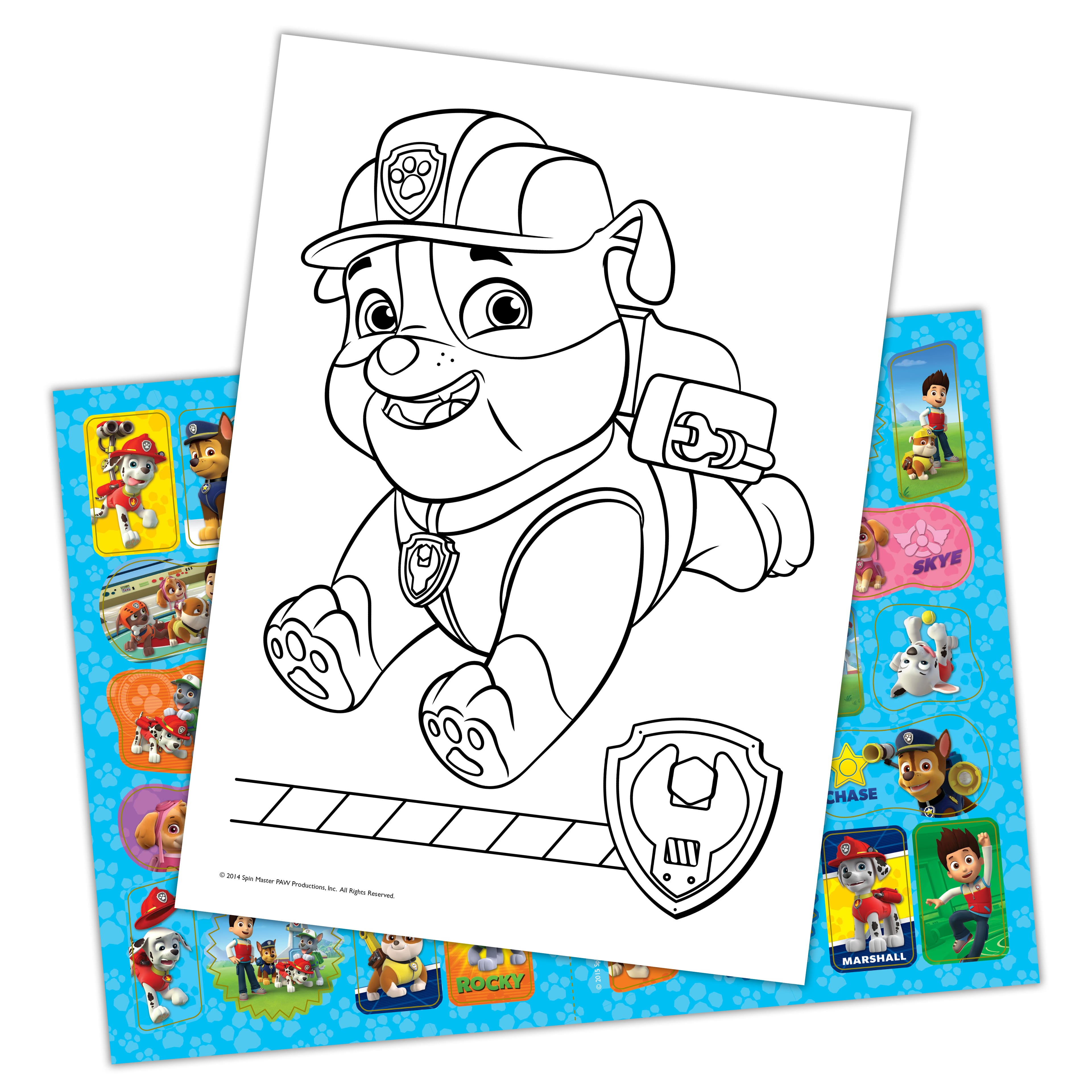 Bendon Coloring & Activity Book Stickers Paw Patrol