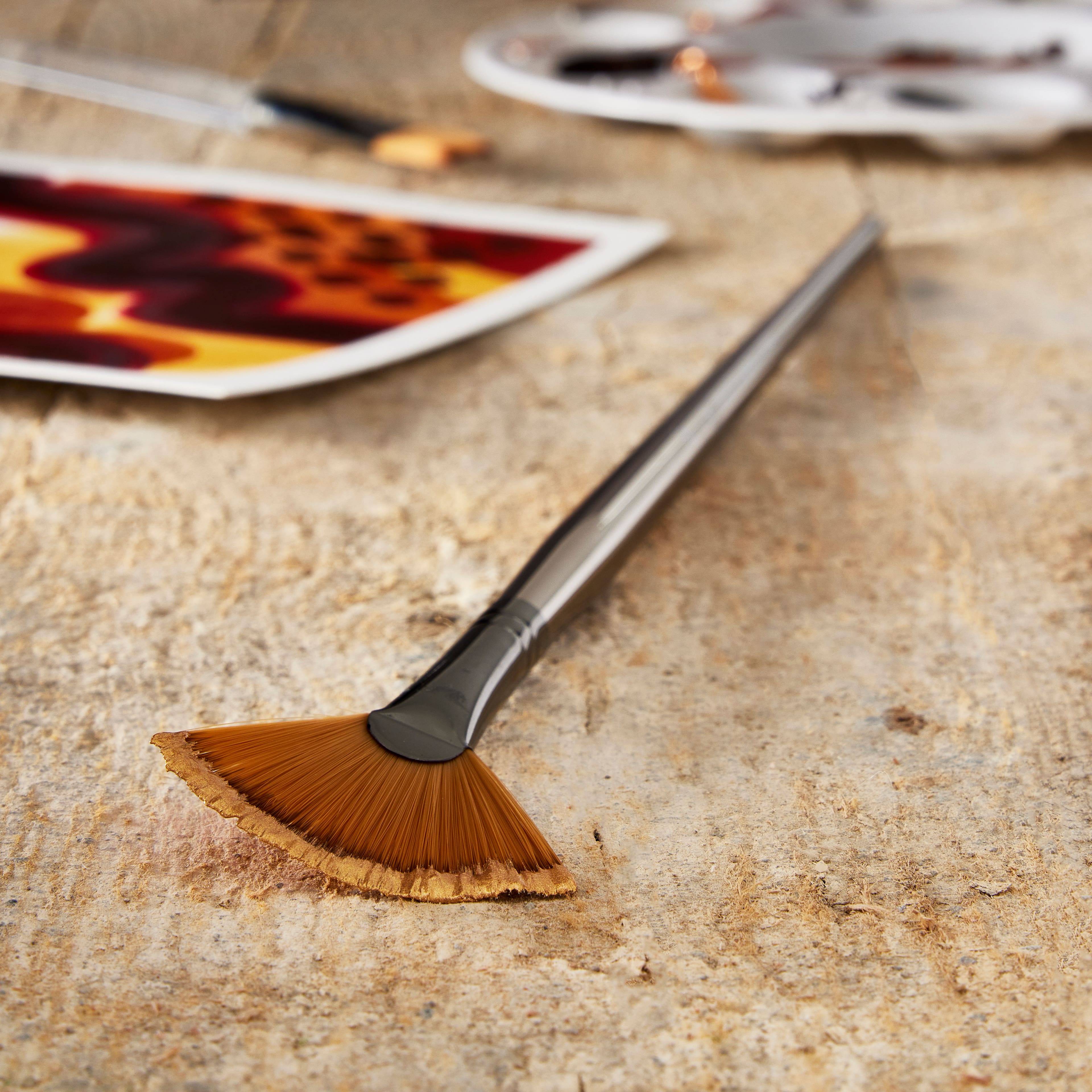 Pinceau éventail à manche long Zen Series 33