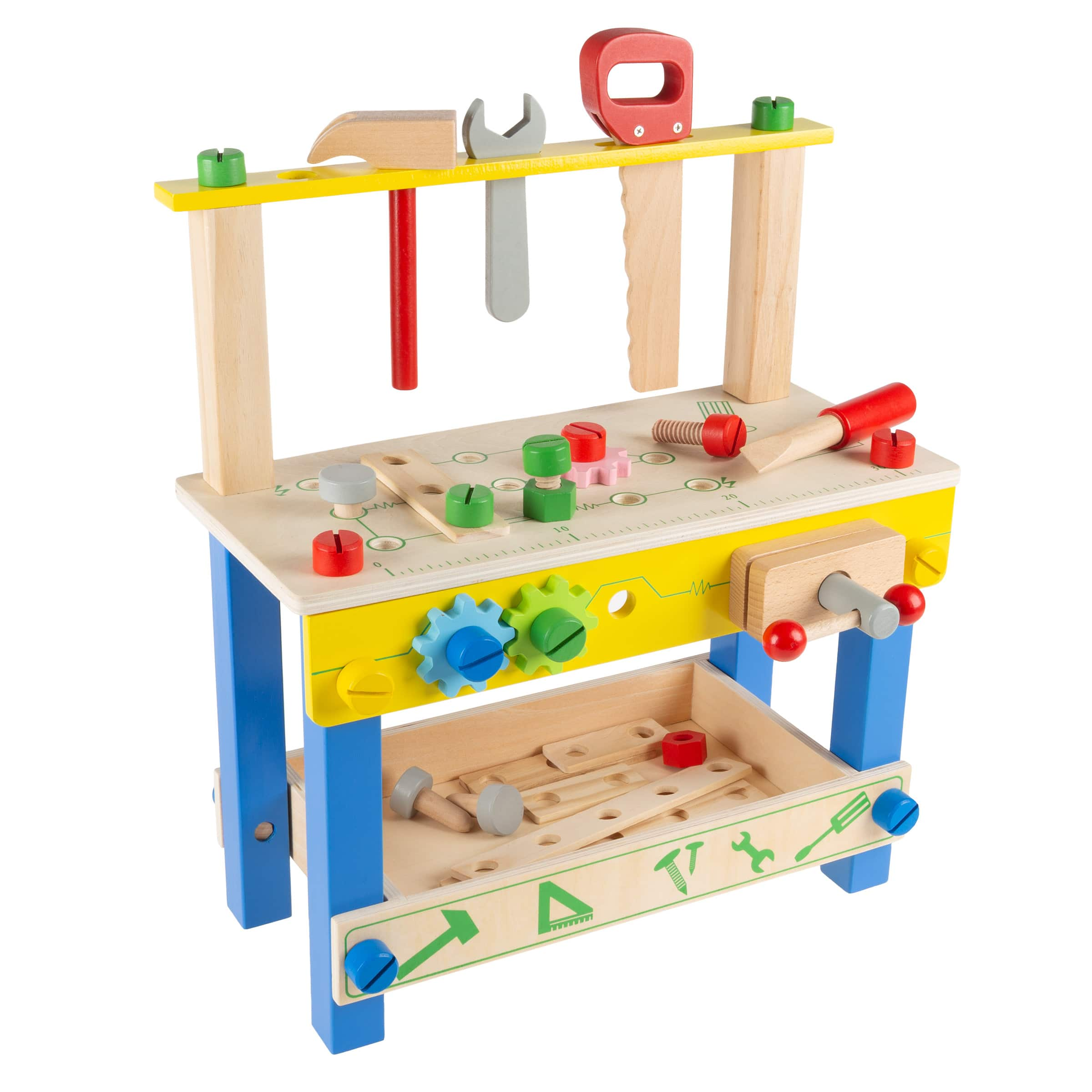 Kids Wood Tabletop Toy Workbench Playset | Michaels