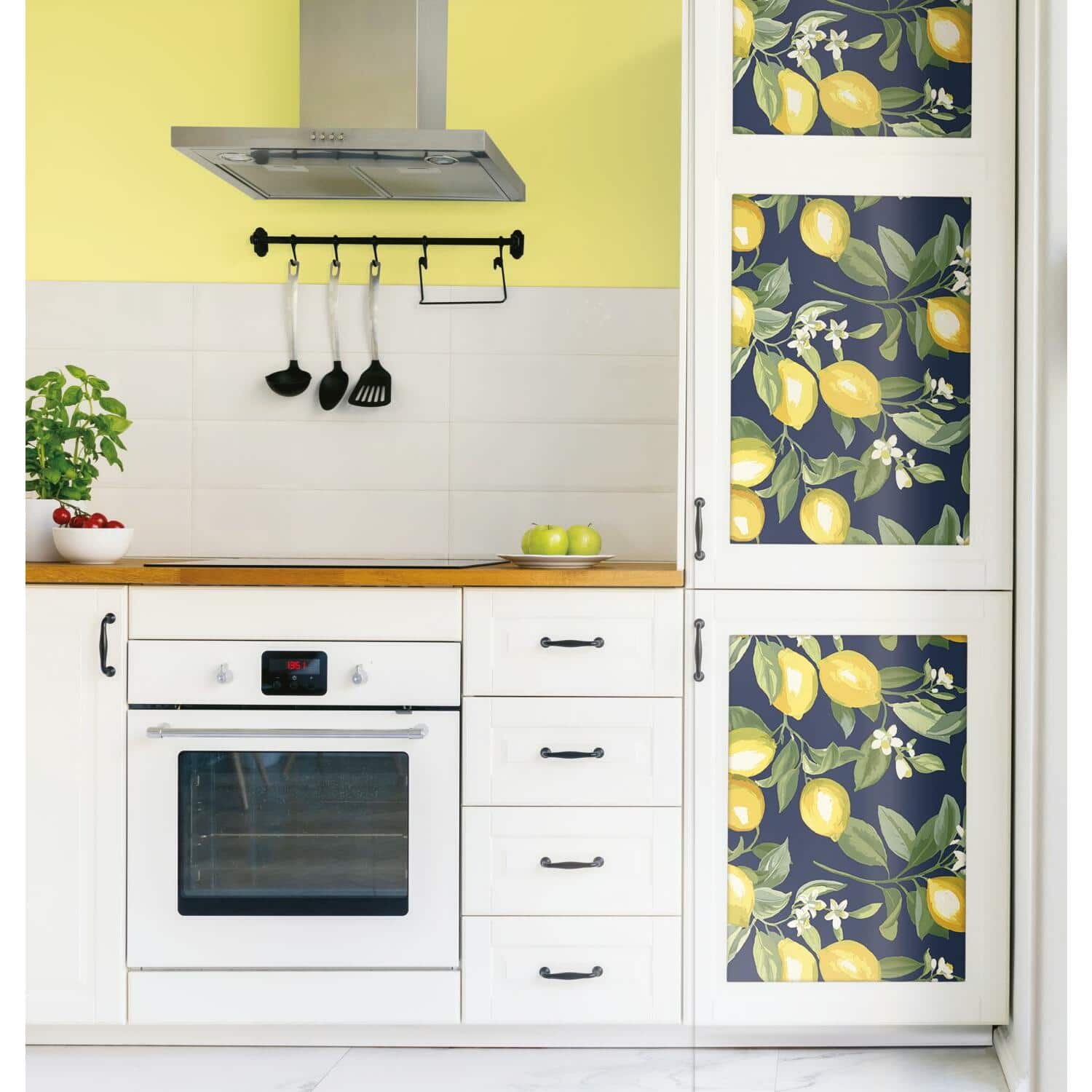 RoomMates Lemon Zest Peel &#x26; Stick Wallpaper