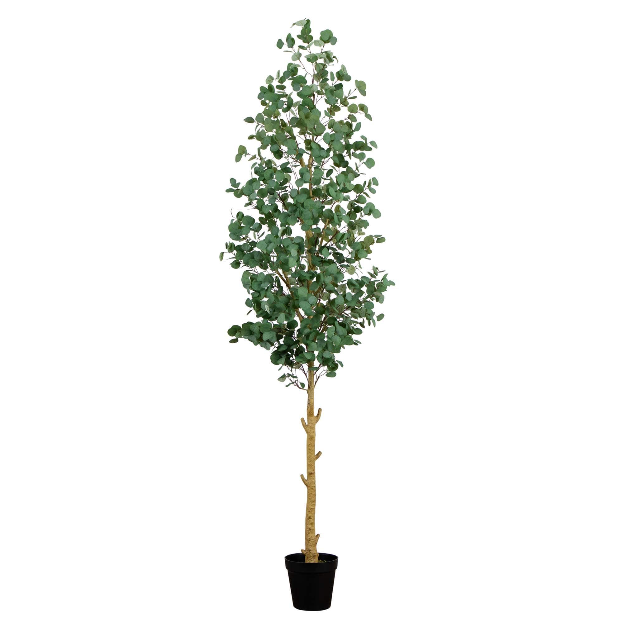 10ft. Potted Green Artificial Eucalyptus Tree