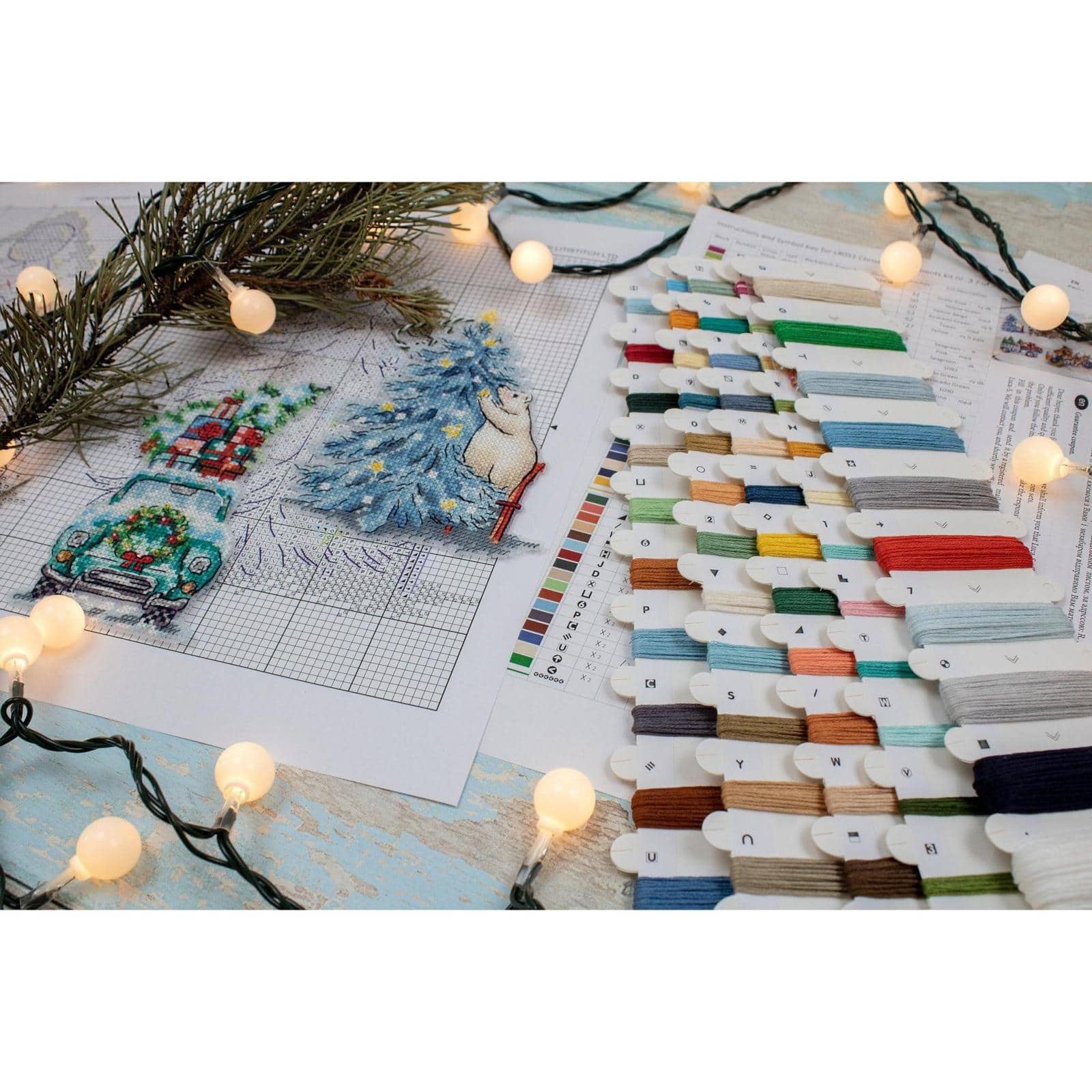 Letistitch Christmas Ornaments Counted Cross Stitch Kit